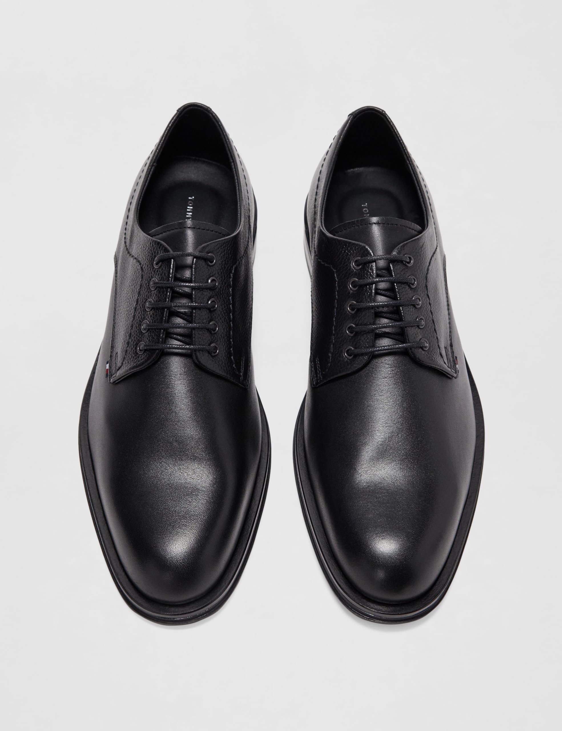 Tommy Hilfiger Herren Derby Schuhe Corporate aus Leder