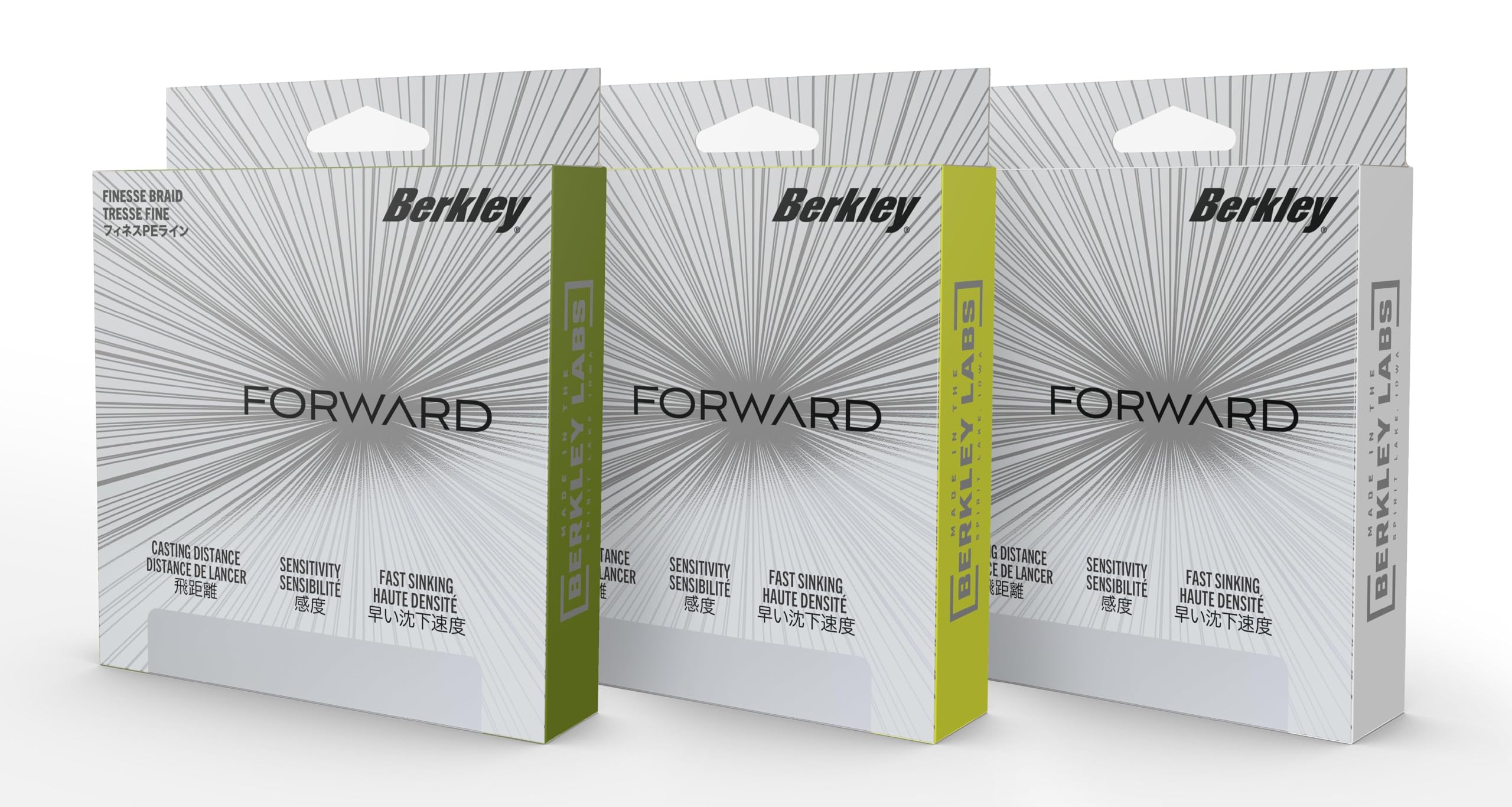 Berkley Forward Braid Lenza | Lenza super sottile ad alta sensibilità per spinning, esca e pesca di precisione | Lanci e fluidi e maggiore sensibilità | Disponibile in diversi colori e dimensioni