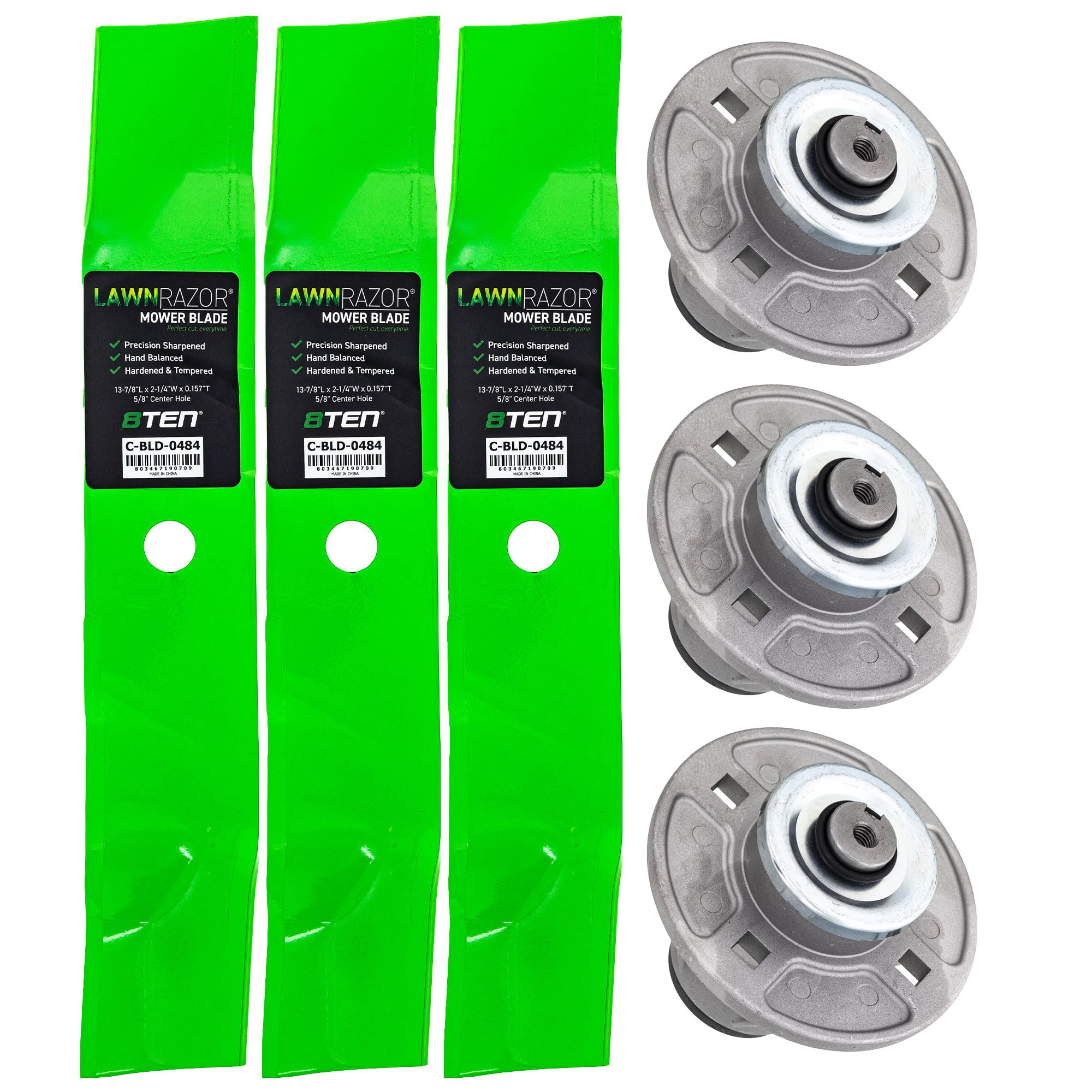 Amazon.com : 8TEN Blade Spindle Kit for Ariens Gravely Zoom 1840