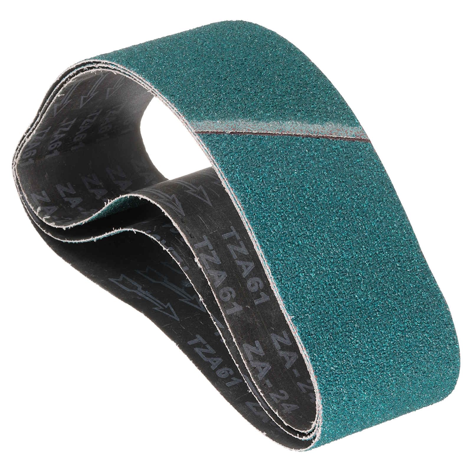 Kozelo 3 Pack Sanding Belts 152mm x 1220mm 24 Grit Zirconia Abrasive Belt Sander Paper for Belt Sander Metal Grinding Wood Working Weld Rust Removal