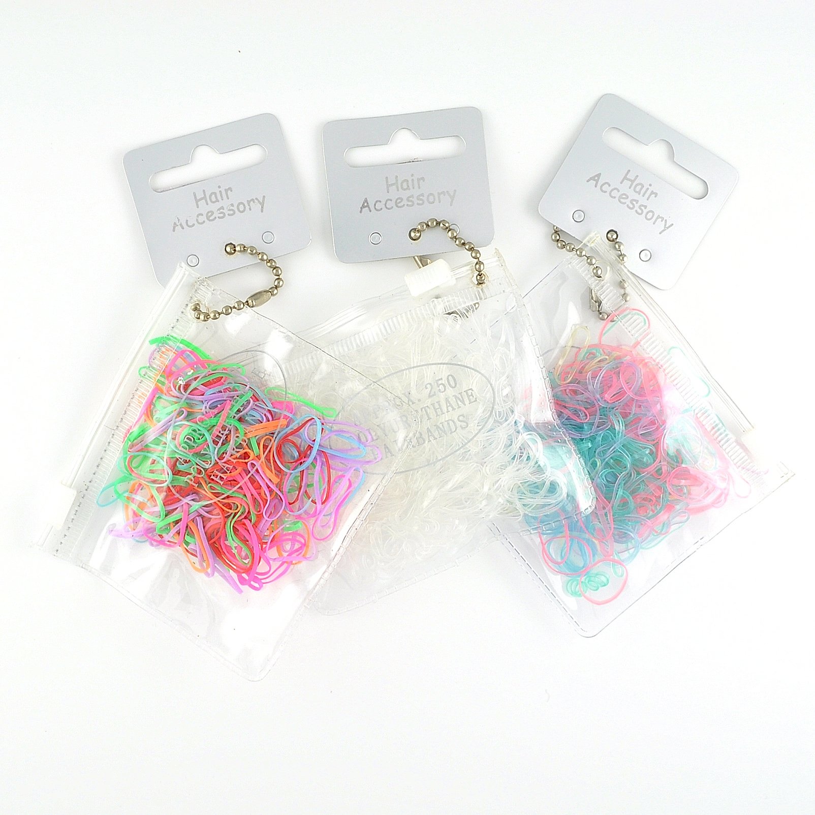 Chelsea Jones750 Assorted Small Polyurethene Elastic Bands/Braiding Bands/Hair Bands