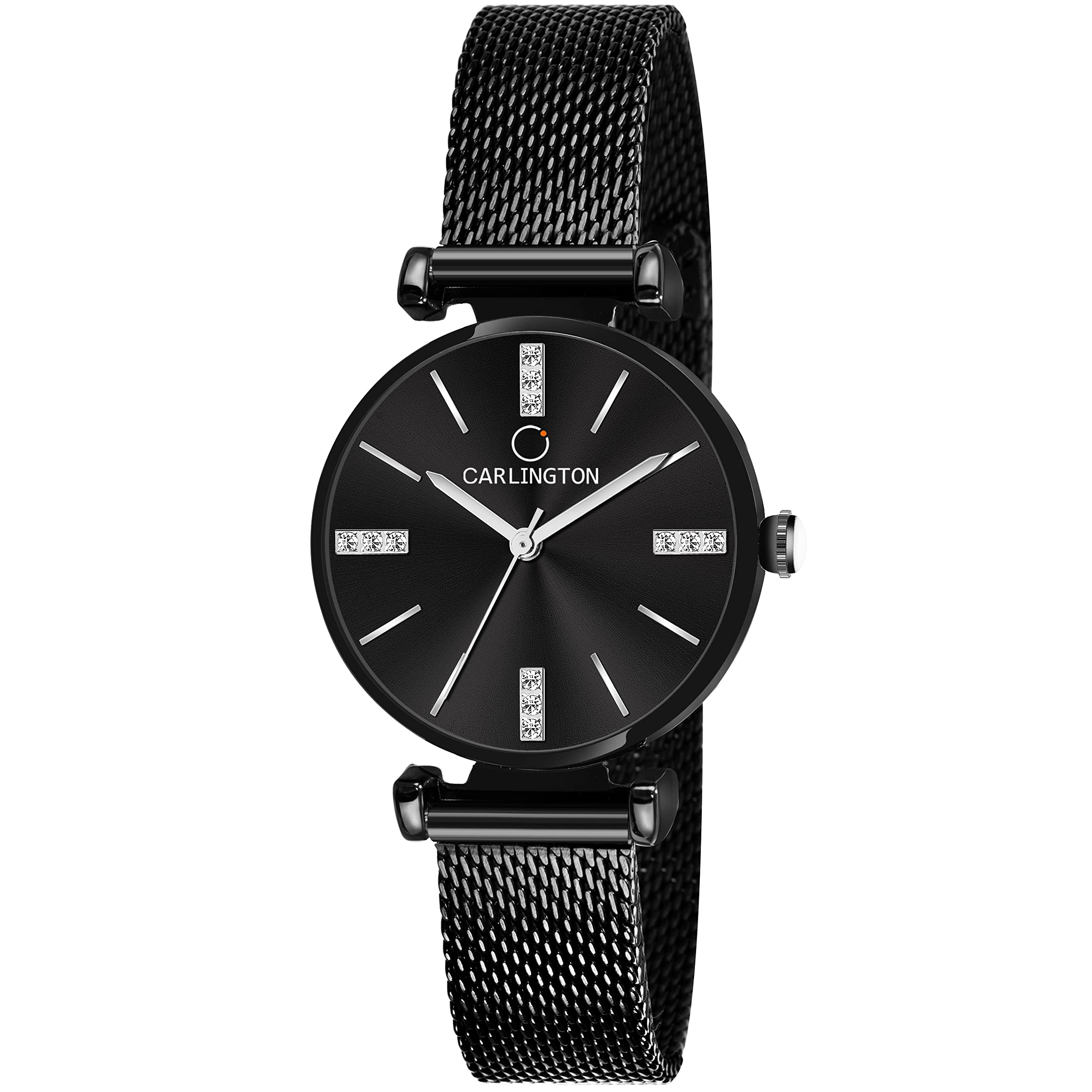 Carlington Metal Analog Dial Women & GirlS Watch(Silver Dial Rose Gold Colored Strap), Gold Band (B09LR2RJNP) Amazon Price History, Amazon Price Tracker