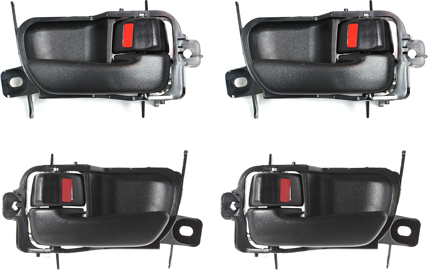 Garage-Pro Interior Door Handle Set Compatible with 1995-1999 Toyota Avalon Textured Black Front and Rear, Driver and Passenger Side