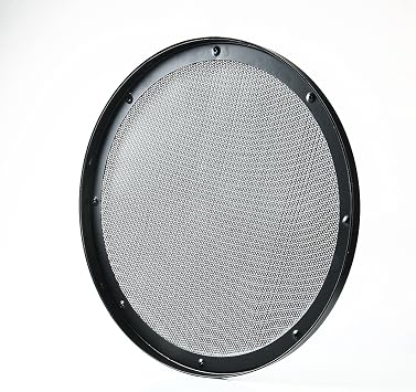 6 Universal Steel/Metal MESH Speaker Grill W/Ring & Hardware