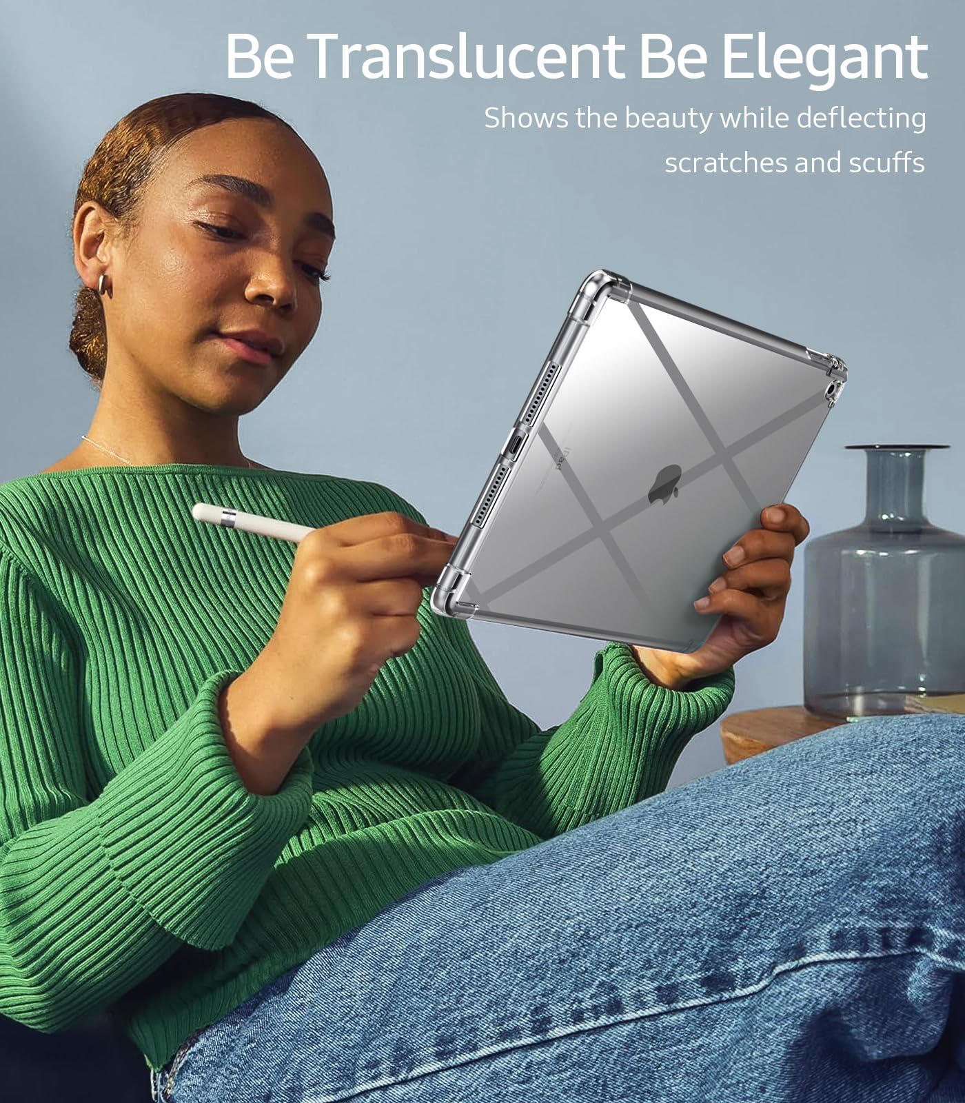 Amazon | iPad 9世代 ケース クリア TiMOVO iPad 9 2021 iPad 8 2020 
