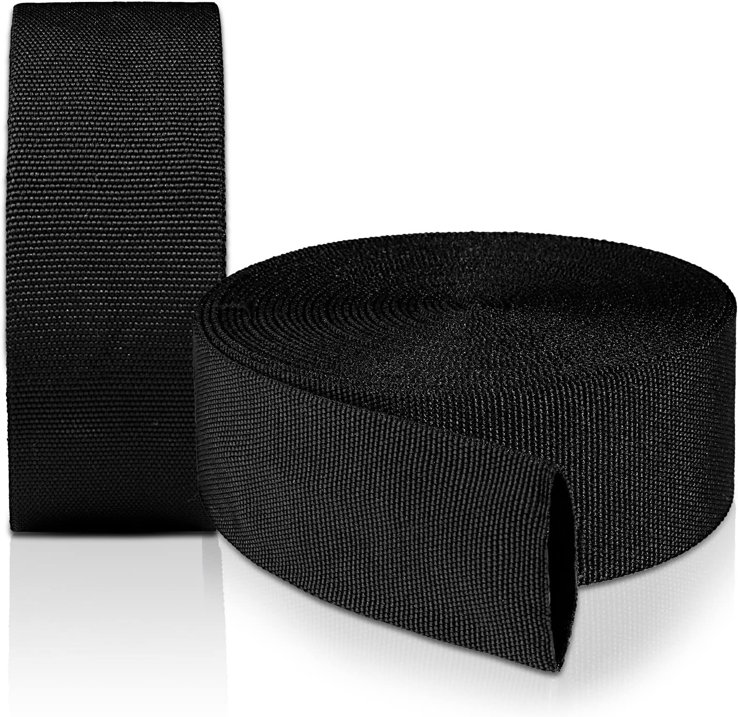 25FT Nylon Protective Sleeve Sheath Cable Cover Welding Tig Torch Hydraulic Hose Cover, Nylon Abrasion Resistant Flame Retardant Cable Cover for Chain, Wiring Harness Protection, 2" ID, Black