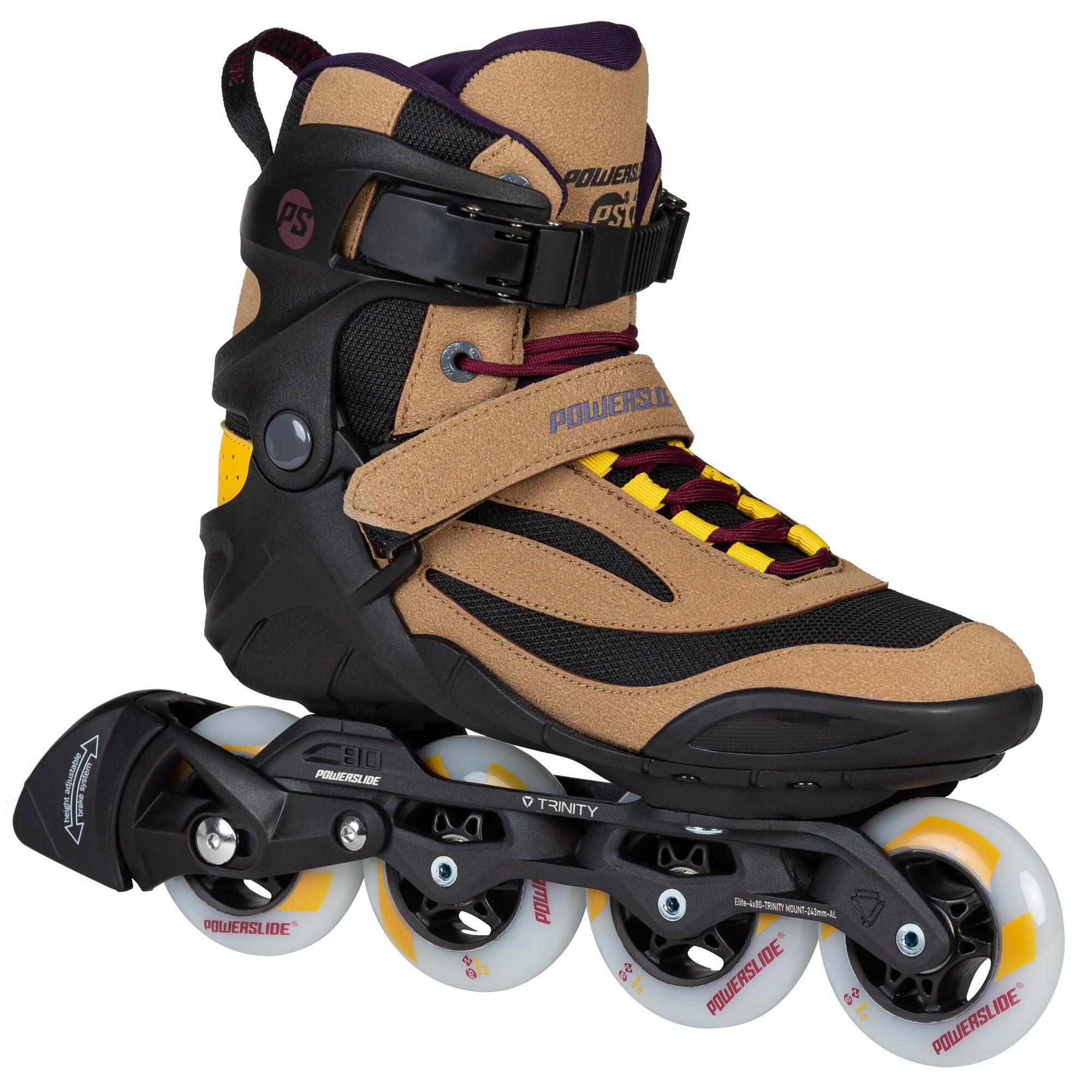 PS Phuzion Radon 80 Skates Umber 12.5 (47)