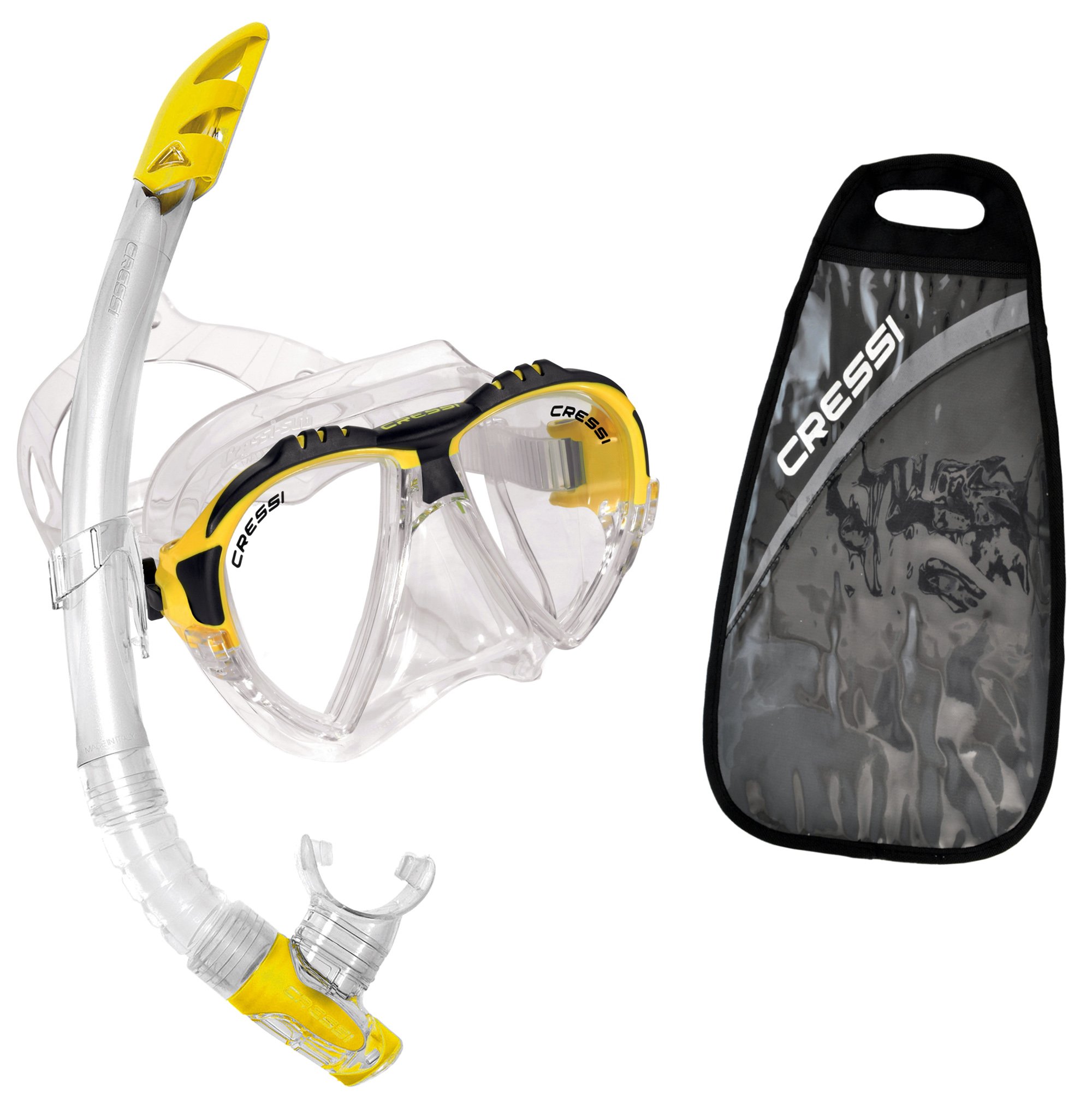 Cressi Matrix & Gamma, clear/yellow