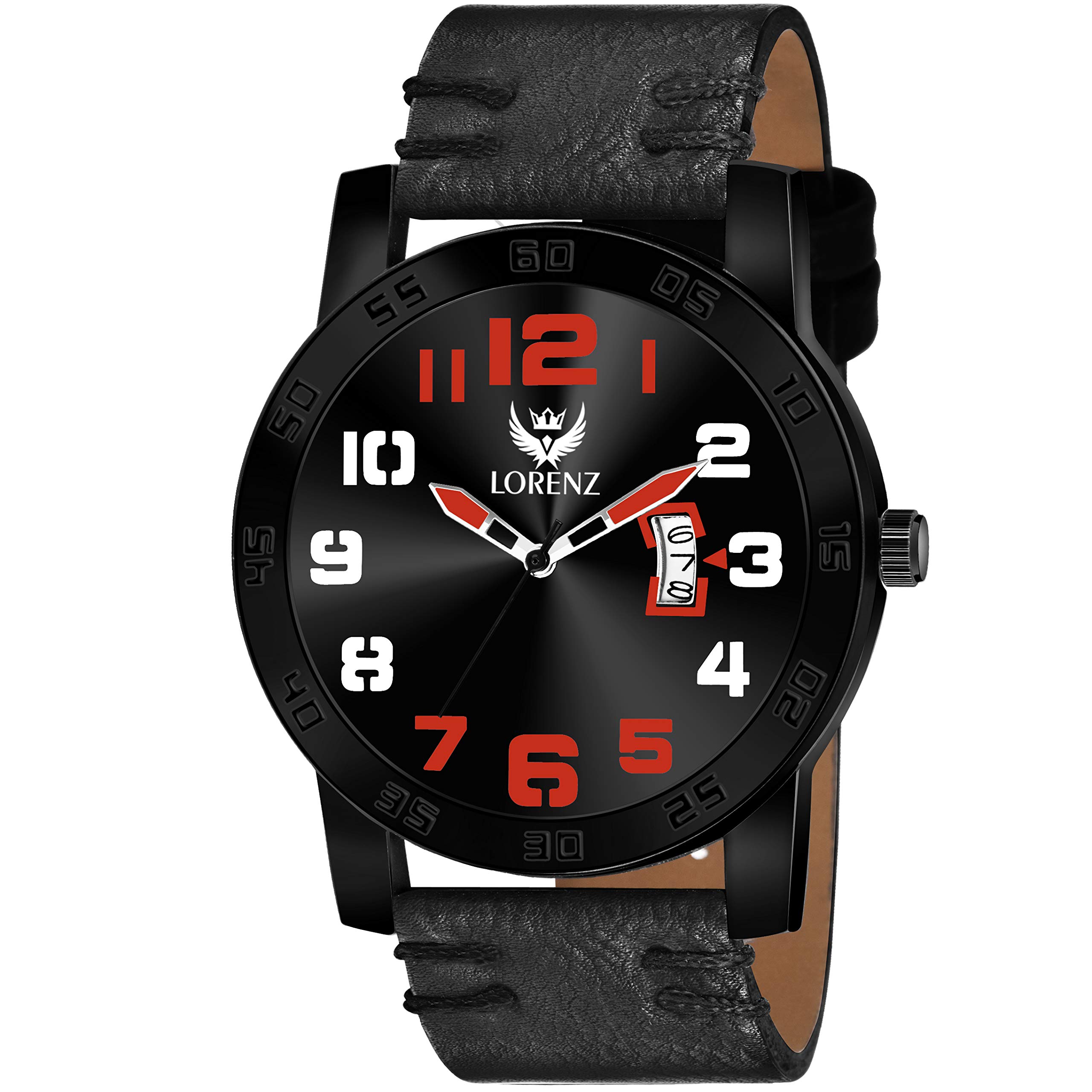 LORENZ Date Edition Black Dial Analog Watch for Men | Watch for Boys- MK-3071K (B08KHMSQBM) Amazon Price History, Amazon Price Tracker