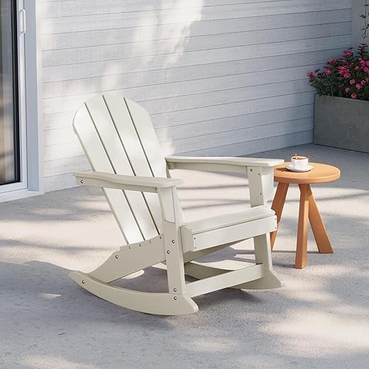 Durable Poly Adirondack Rocking Chair