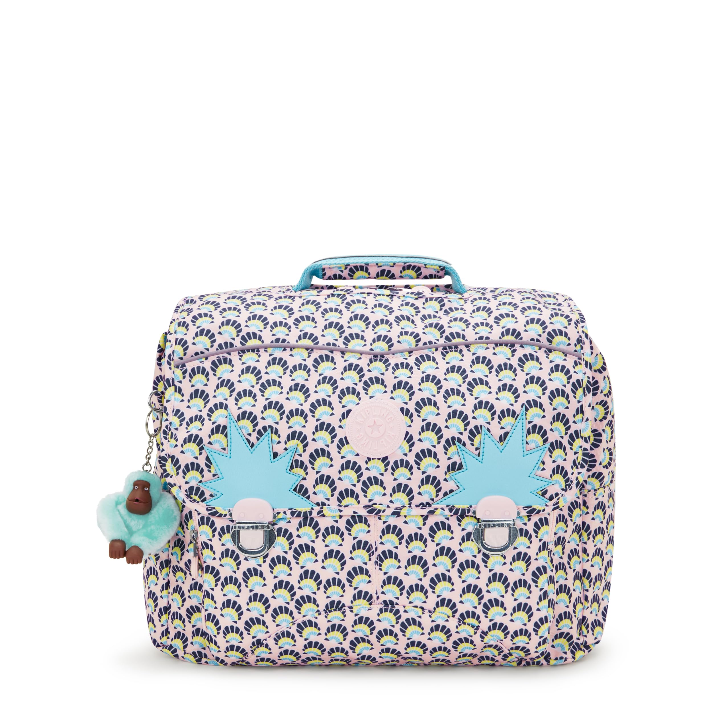 Kipling INIKO Medium backpack, Geo Shell (Blue)