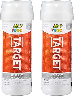 FROG Target Total Alkalinity Increaser for Hot Tubs and Swim Spas - 2 lb Bottle with TruDose Measuring Cap for Easy Maintenance & Balancing - 2 Pack