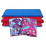 KinderMat + PBS Kids Friends Kit - 1.5 Thick Full Nap Mat and 2 Washable Covers - 47 x 22, Narwhal Expedition and Woodland Friends - Value Bundle Great for Daycare & Family Households