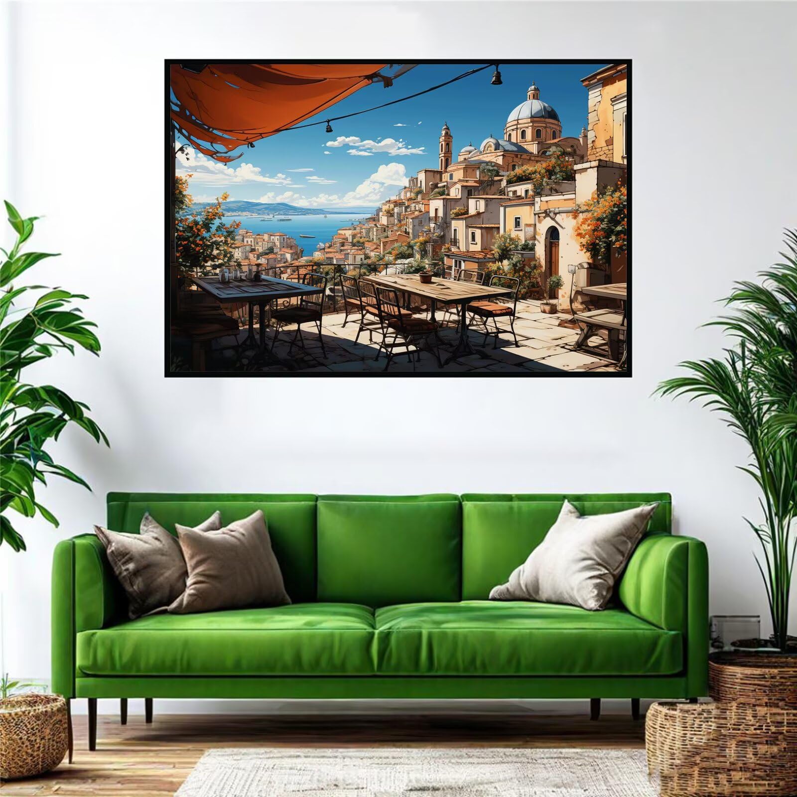 Rêve Puzzle 3000 Pieces Adultes Petite Ville Puzzles Classiques Panorama Bois Difficile Impossible Geant Jigsaw Jeu éducatif Défi Jouet pour Enfants et Adulte dès 14 Ans Cadeau Homme Femme P-273