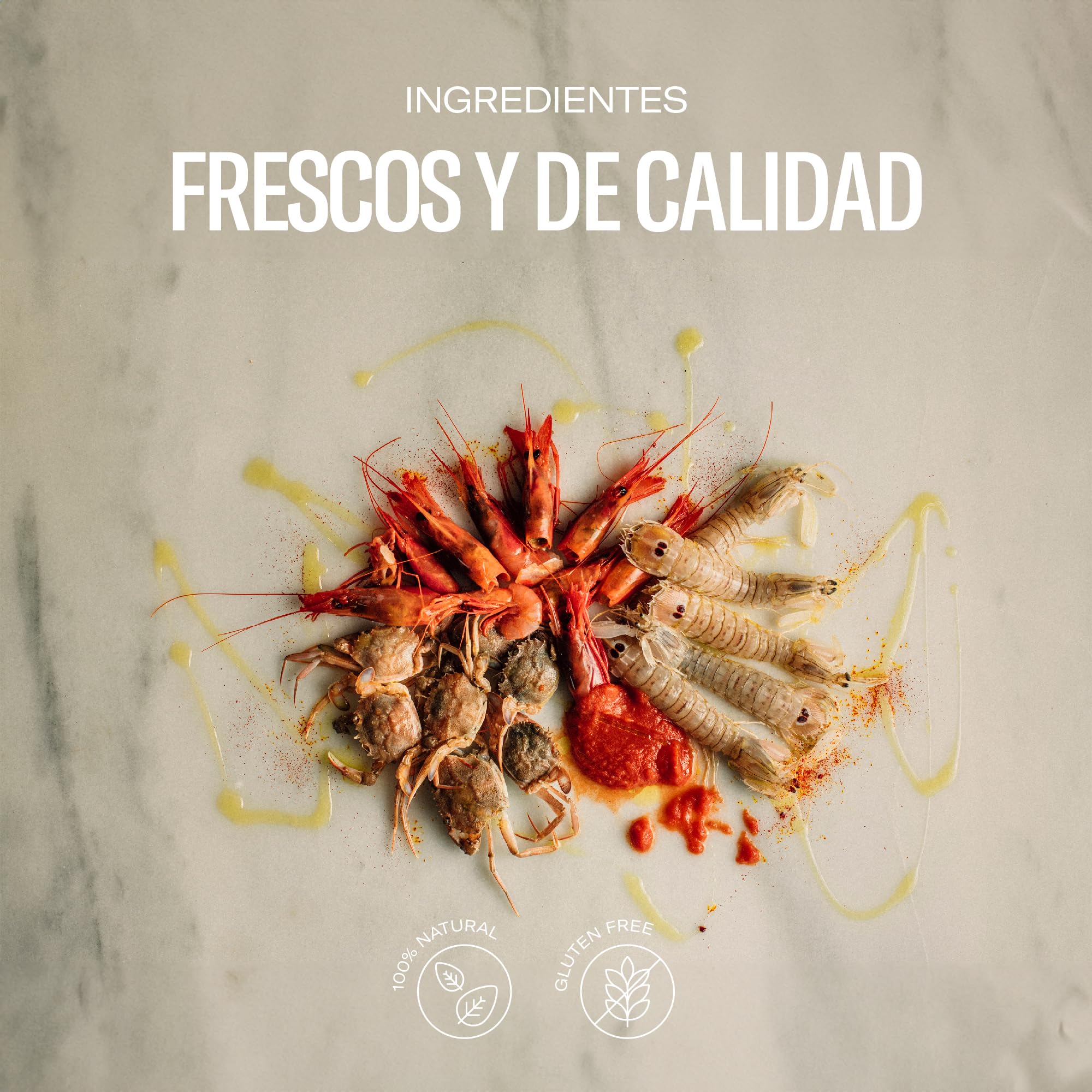 EL PAELLER – Brodo di Pesce + Riso Albufera D.O.P. Valencia | Kit per Paella, Fideuà, Risotti e Stufati | 2 Lattine (2L) + Sacchetto da 500g