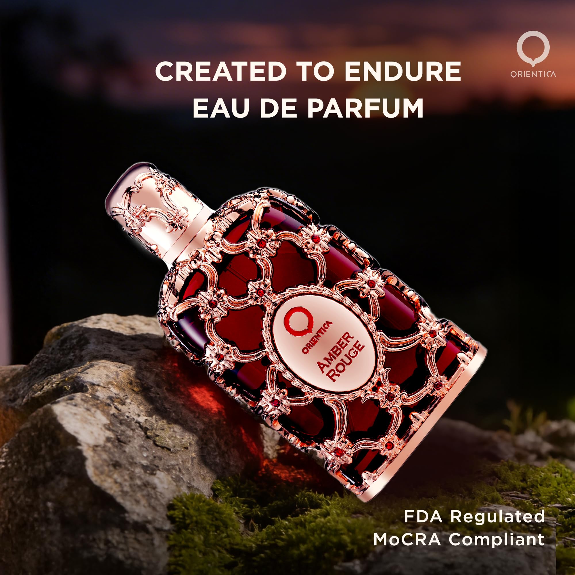 Amazon.com : Orientica Luxury Amber Rouge Eau De Parfum 2.7oz/80ml