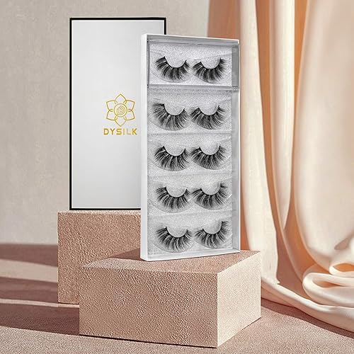Miniatura 9 de DYSILK Pestañas de visón pestañas postizas reutilizables de aspecto natural