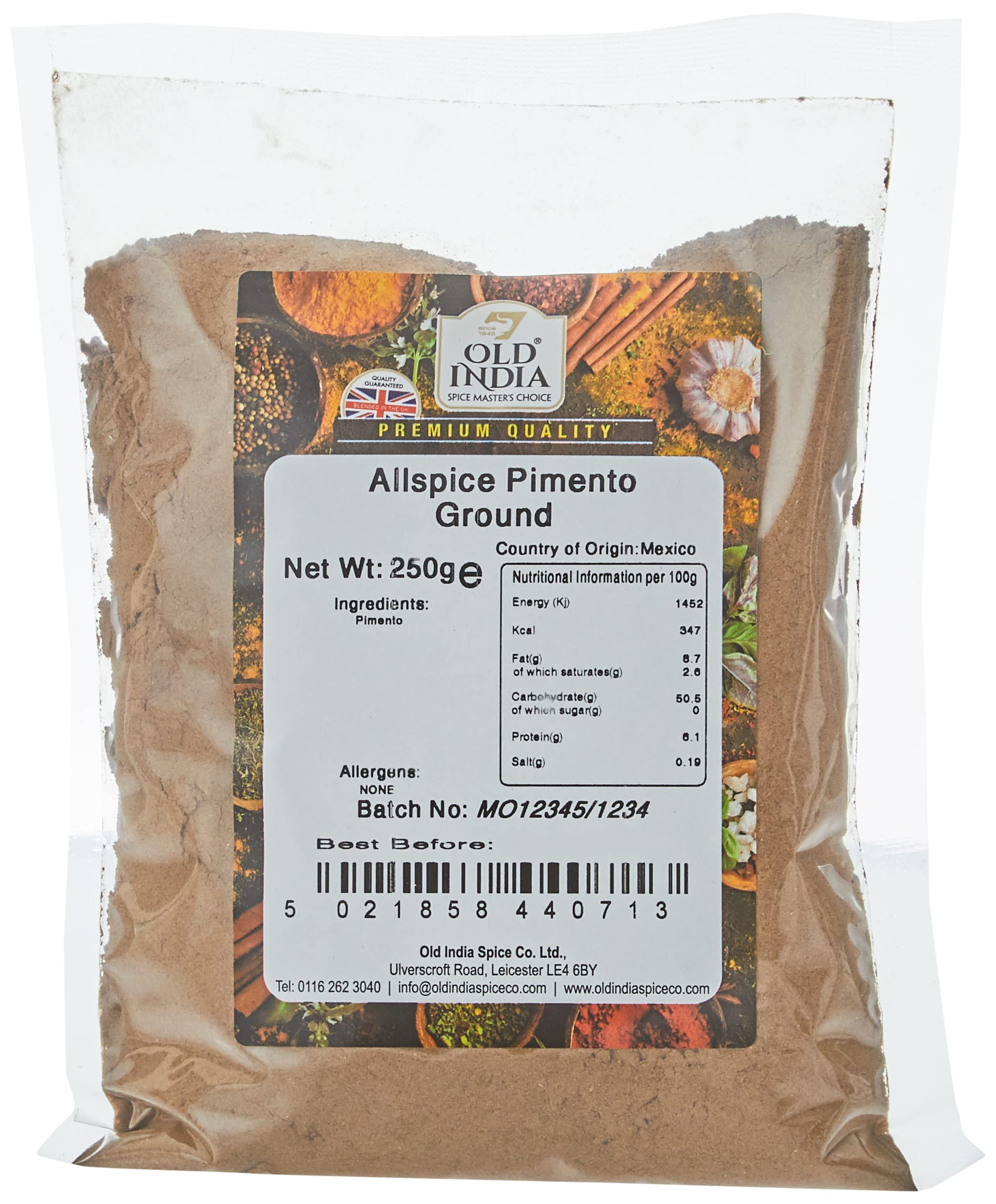 Old IndiaAllspice Pimento Ground 250g