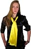 Royal Silk Elegant Gold Yellow Women’s Aviator Scarf - 100% Silk - Twin Layer Satin Silk - 8” x 58
