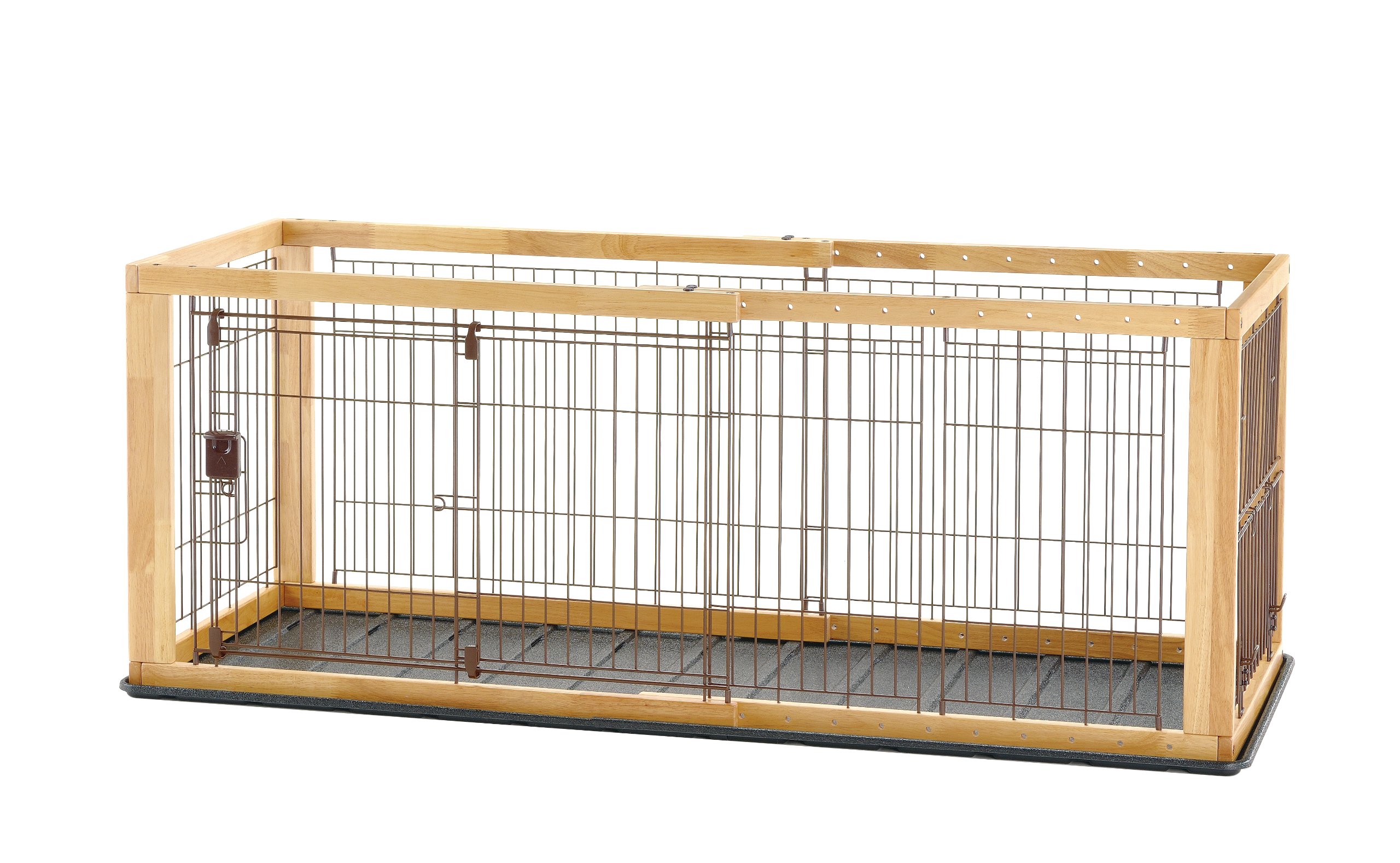 Amazon | リッチェル 木製スライドペットサークル レギュラー  