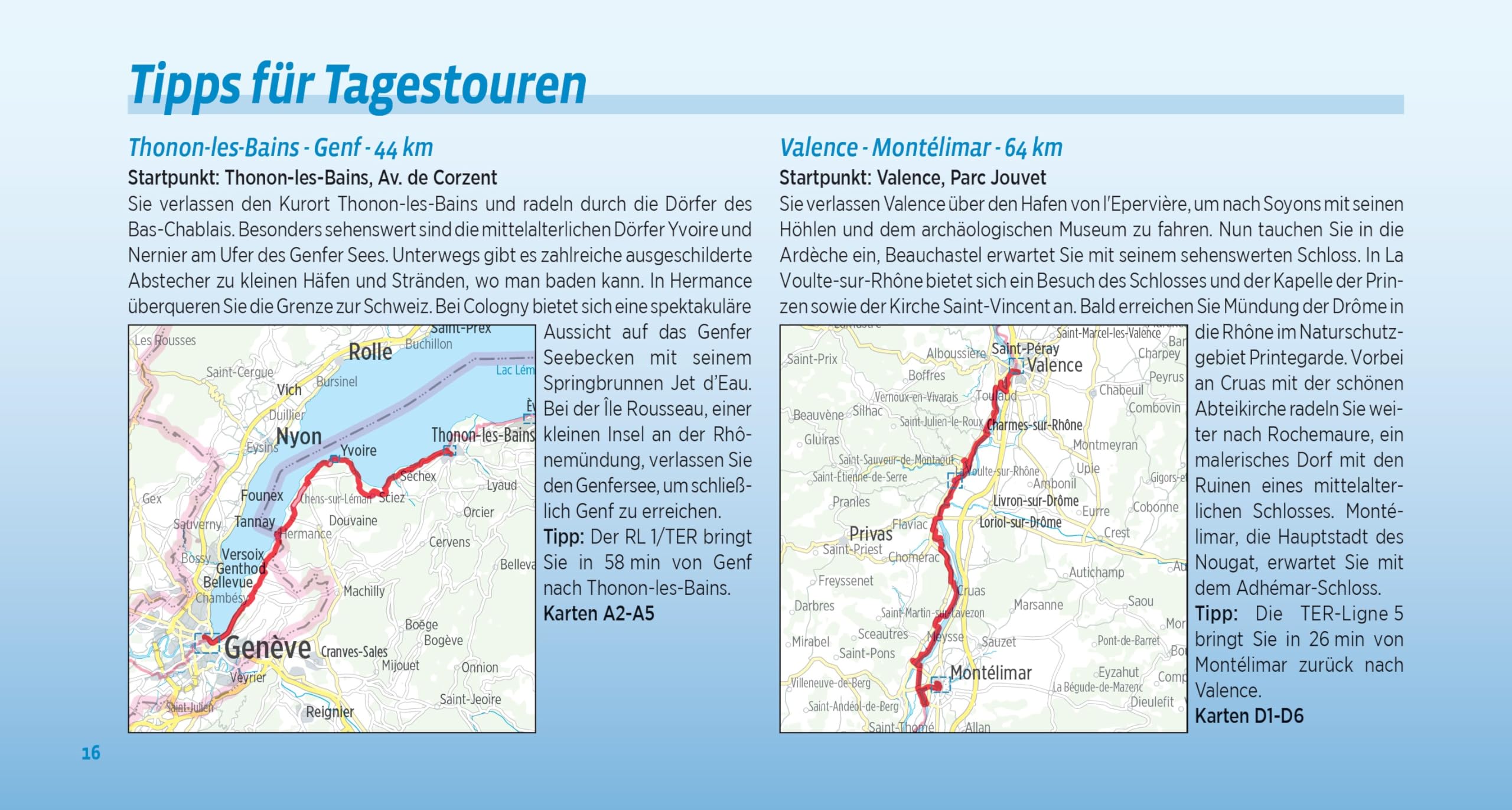 Via Rhôna: Am Rhone-Radweg vom Genfer See ans Mittelmeer. 720 km, 1:75.000, GPS-Tracks Download, LiveUpdate, Übernachtungsverzeichnis (Bikeline Radtourenbücher)