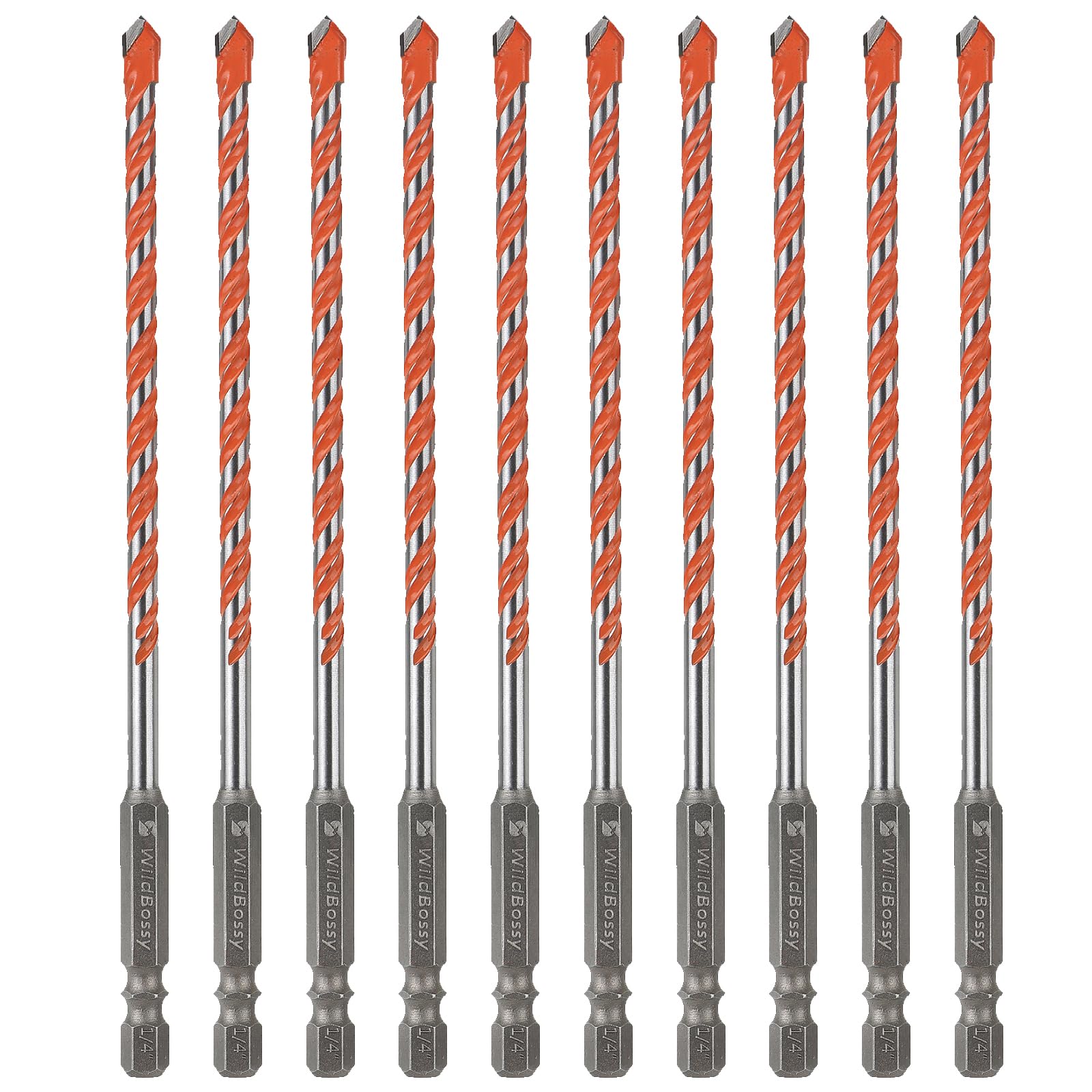 Masonry Drill Bits - 10 Piece Carbide Set -19