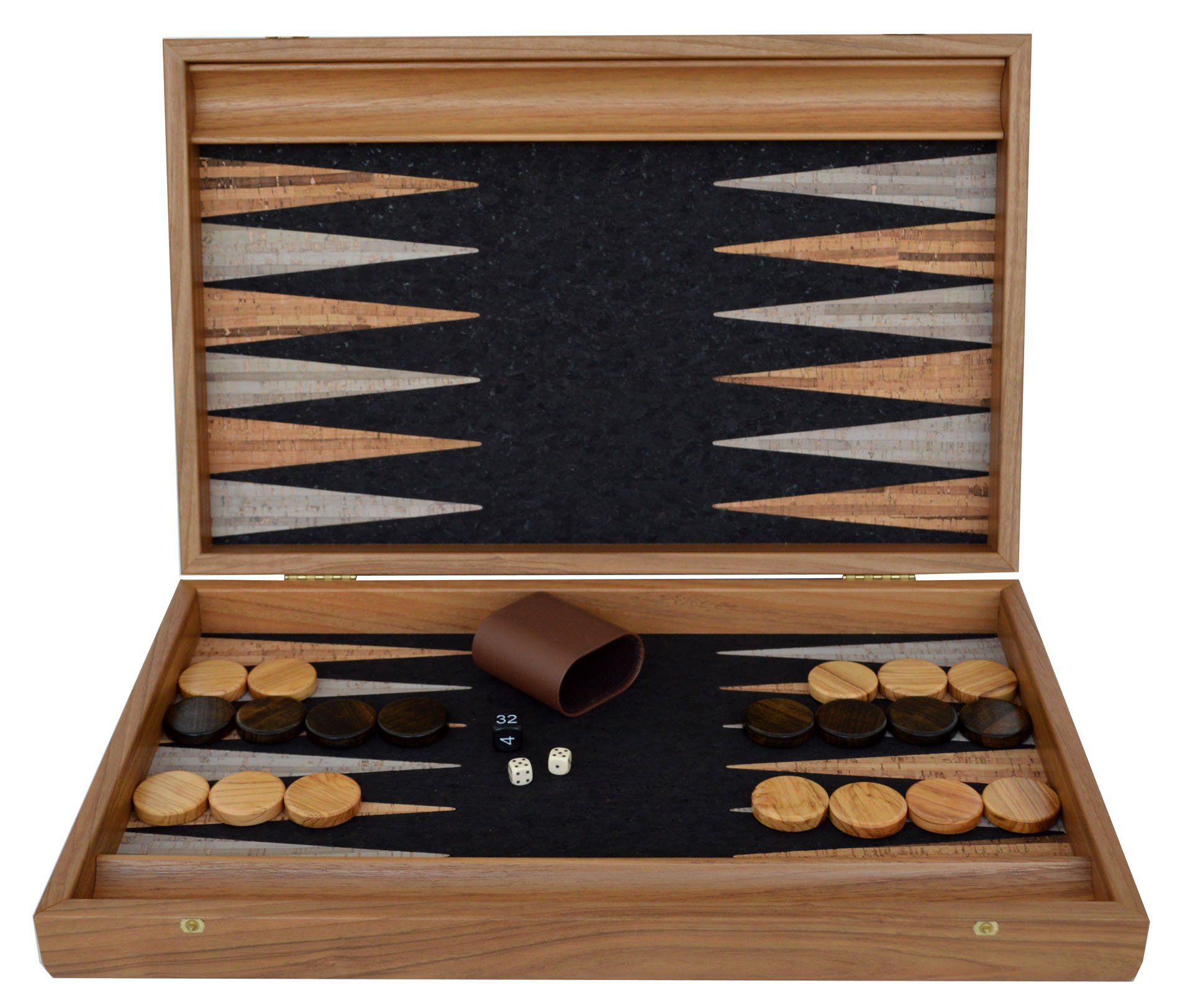 Amazon.com: Manopoulos Natural Cork Backgammon Set - Gift for Wine