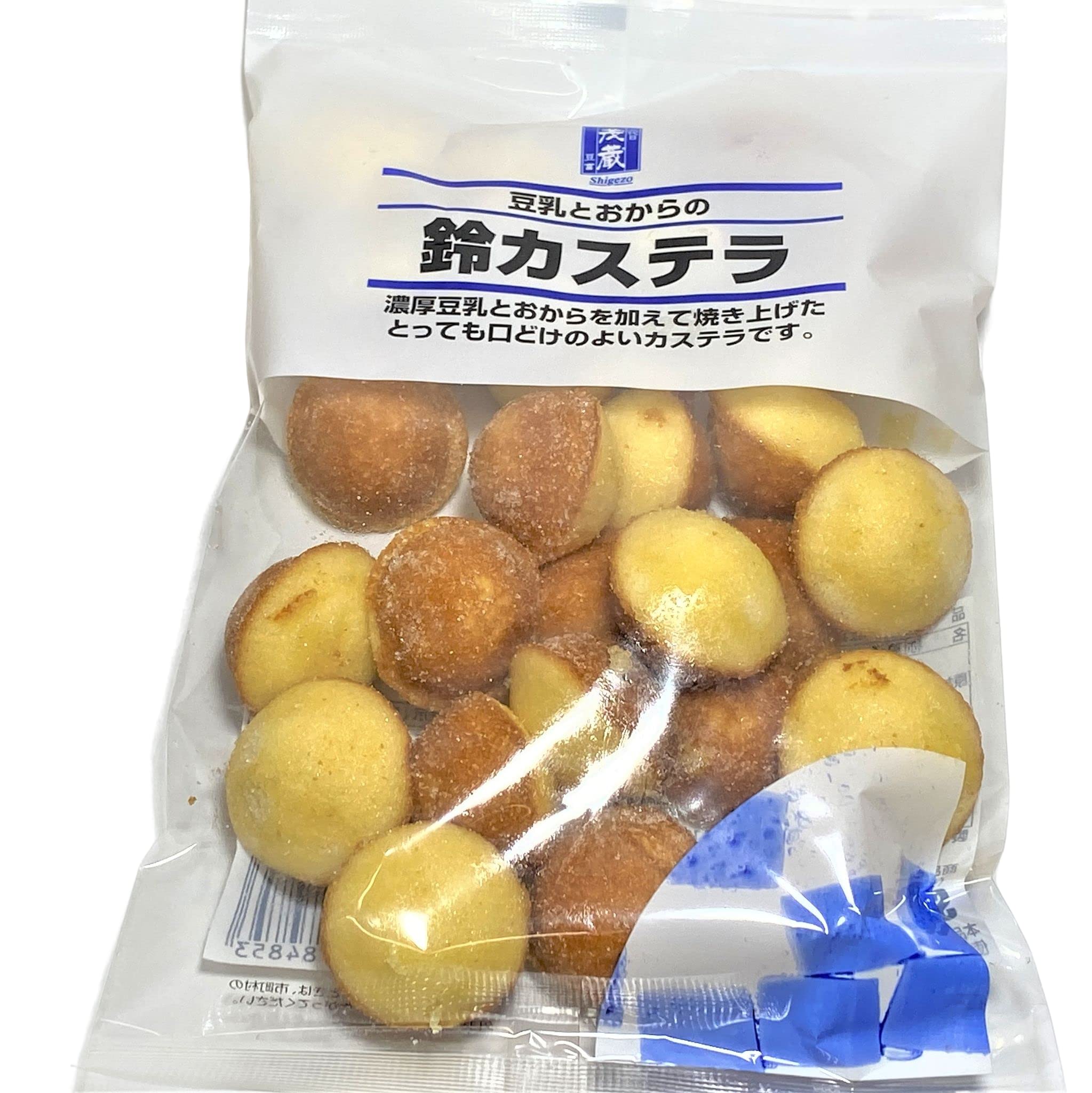 Amazon | 豆乳とおからの鈴カステラ105g×20袋 | 三代目 茂蔵