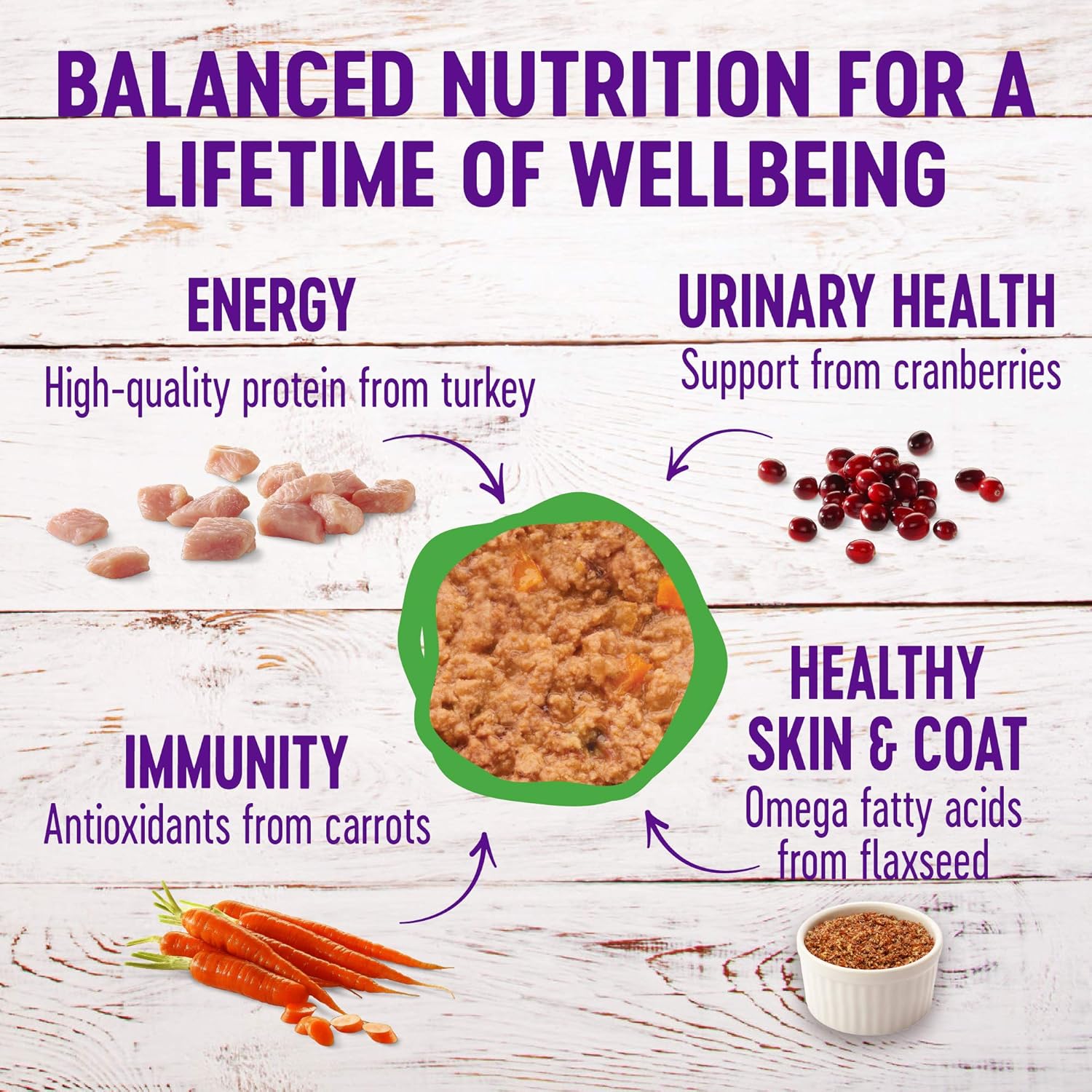 Wellness Complete Health Natural Wet Cat Food, Canned Grain Free Turkey Pate, 12.5 Ounce Can (Pack of 12) : Canned Wet Pet Food : Pet Supplies