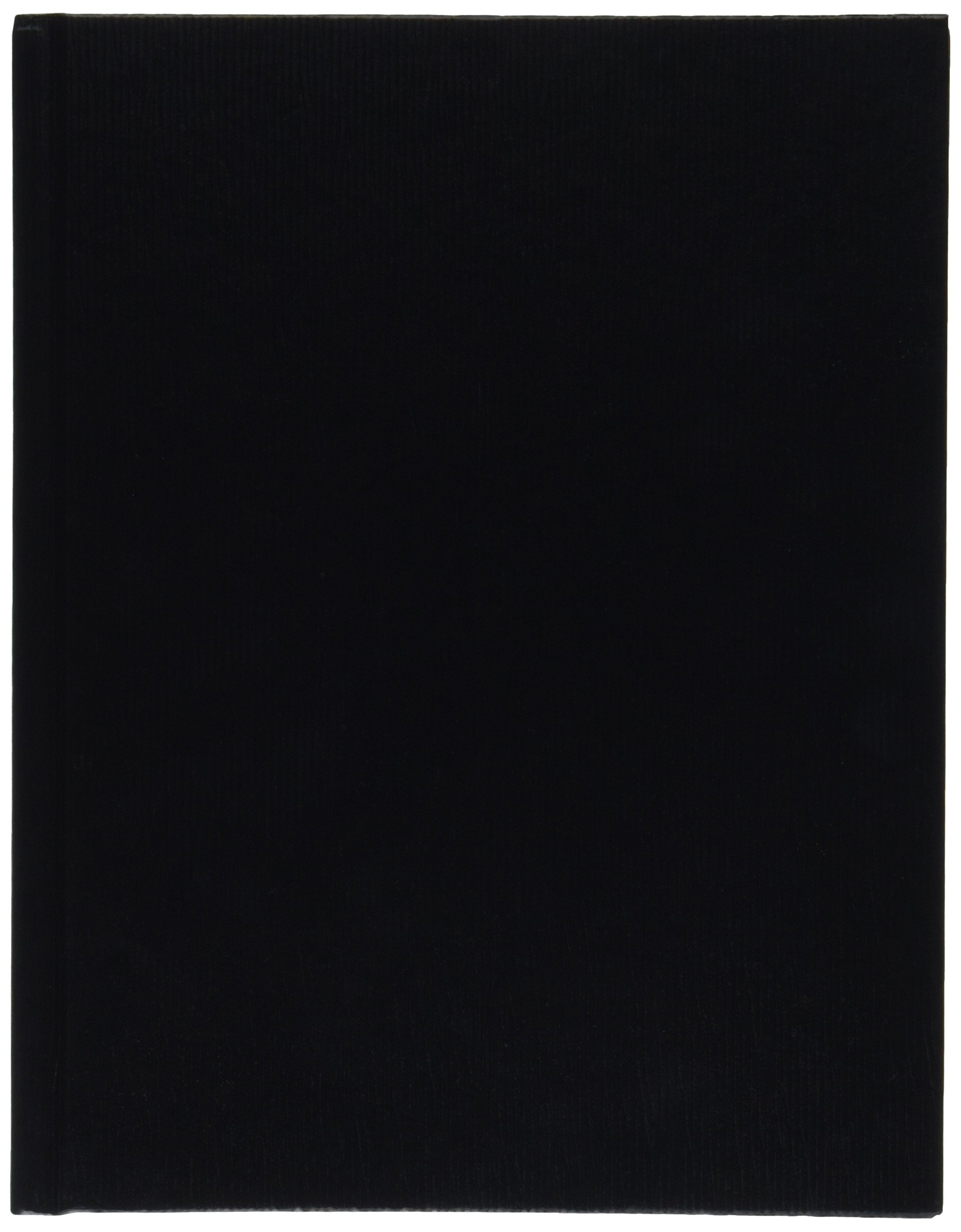 Blueline EcoLogix Executive Notebook, Hard Cover, Perfect Binding, 9.25" x 7.25", Recycled, 150 Pages, Black (A7E.BLK)