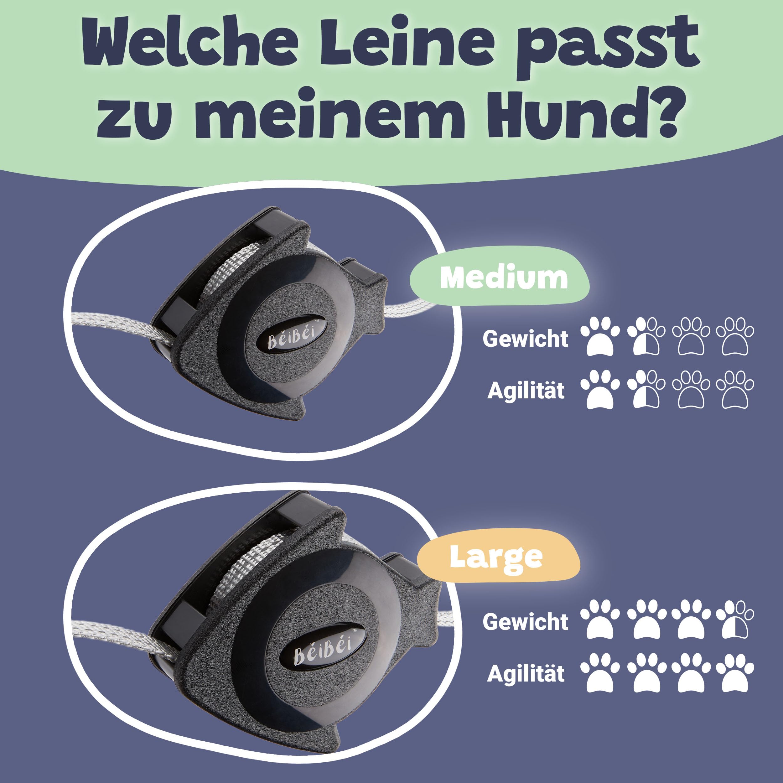 Handsfree Hundeleine mit Bauchtasche & Hüftgurt – Nie Wieder Leine in der Hand | Stoßdämpfer, Einziehmechanismus, 2 Sicherheitsgriffe & Reflektor | Jogging & Canicross 5–40 kg (Größe L)