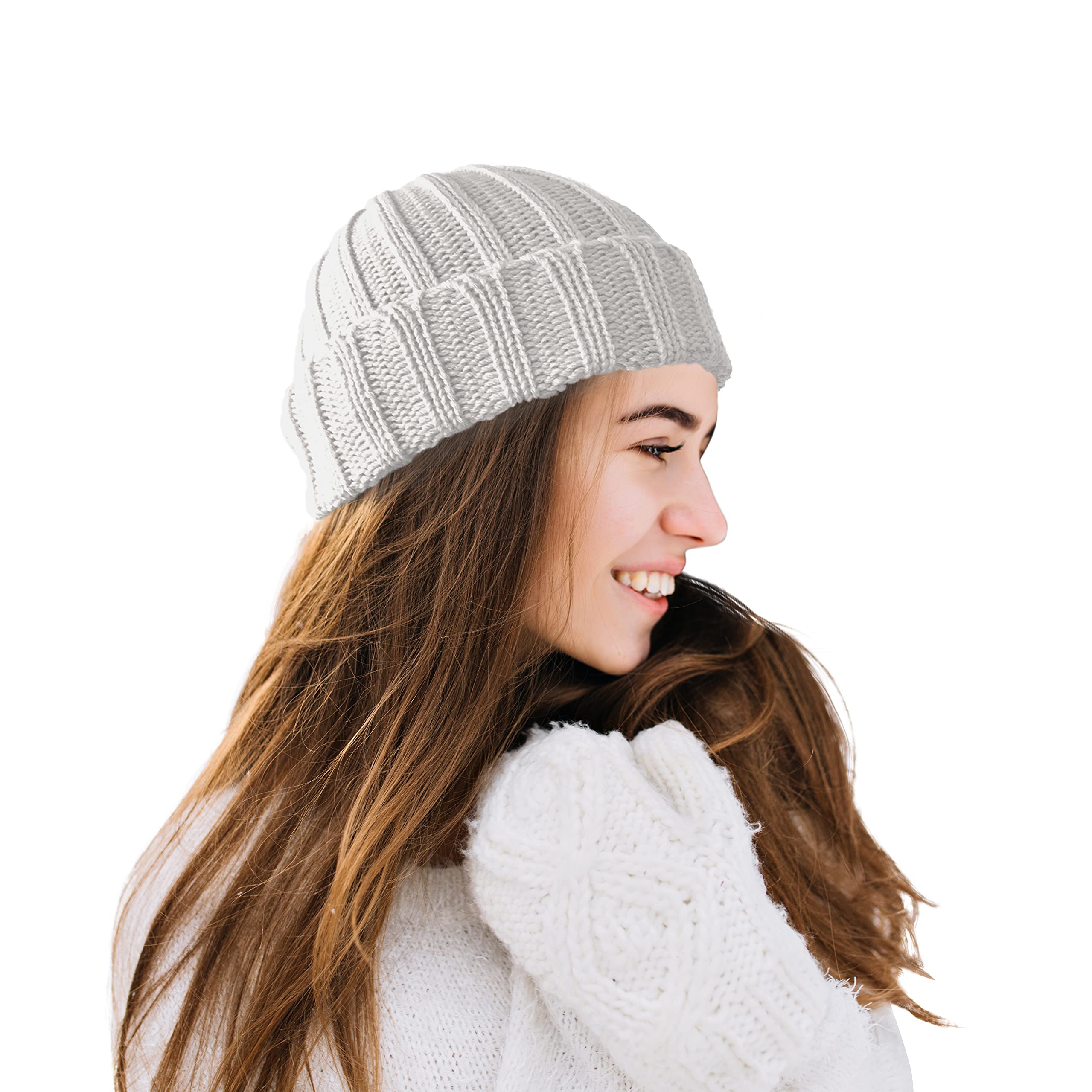 TINKUYTINKUY Peru Alpaca Wool Men's & Women's Warm Soft Cuffed Slouchy Beanie Hat, Unisex, One Size