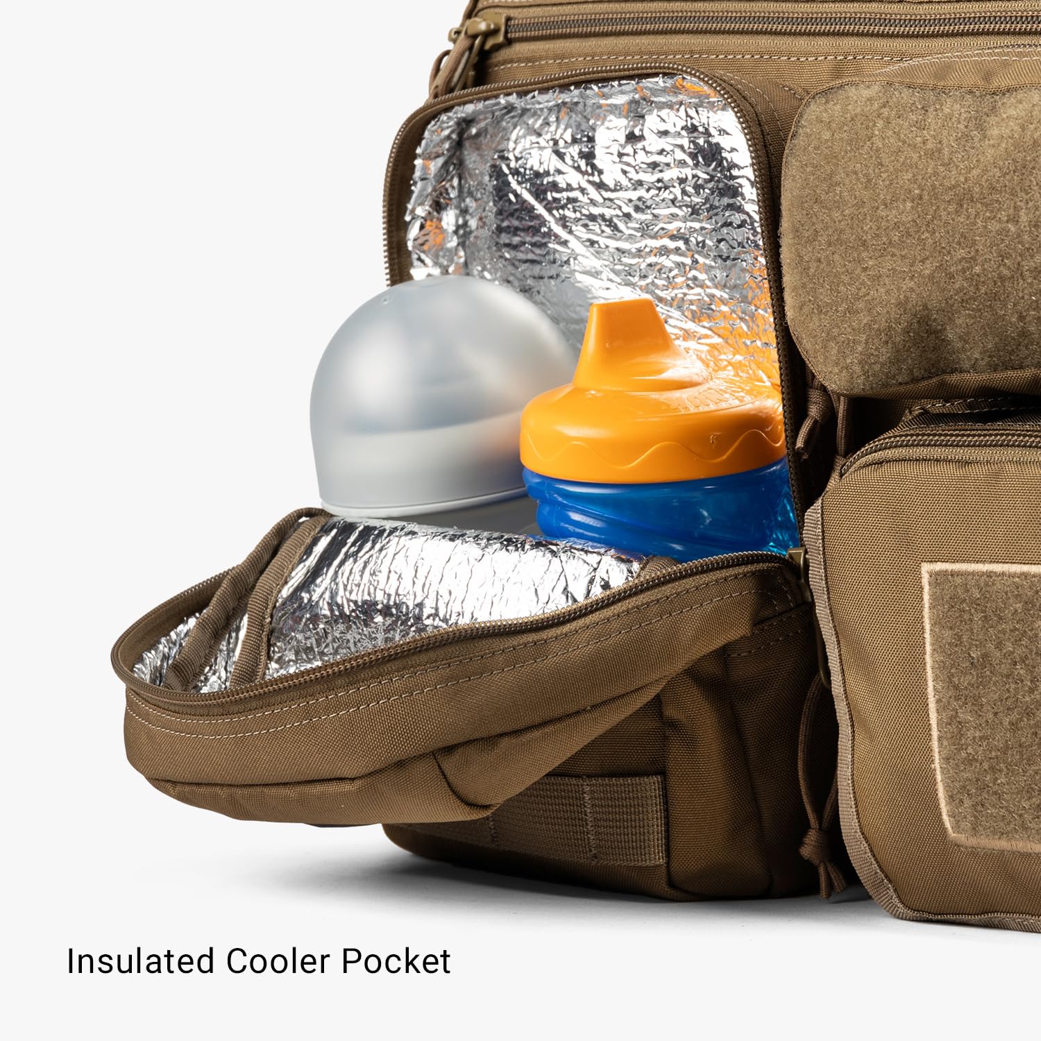 Tactical Baby Gear Deuce Diaper Bag + Baby Carrier Bundle – Military-Grade, MOLLE Compatible, Water-Resistant, Ergonomic Baby Carrier, Tactical Diaper Bag for Dads, Rugged & Versatile (Coyote Brown)