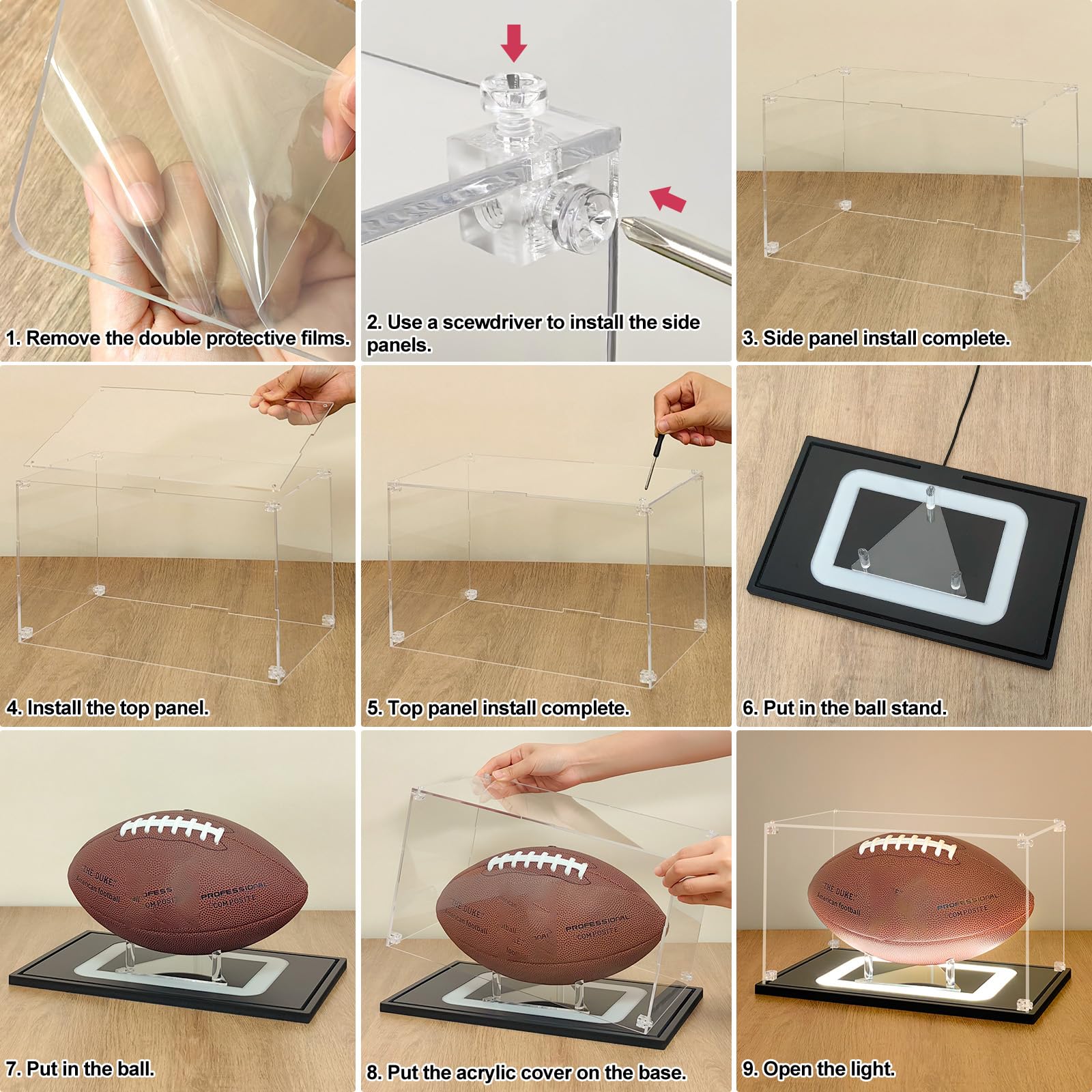サッカーフィールド ディスプレイ ケース付き Amazon.co.jp: NONEMEY サッカーディスプレイケース ライト付き UV保護