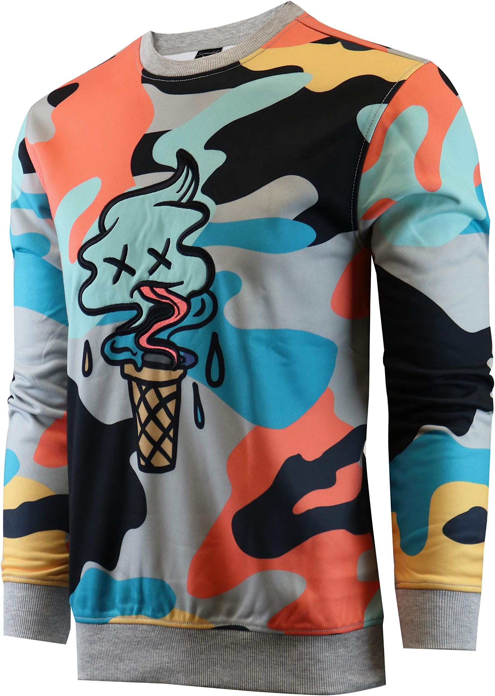 SCREENSHOT SIGNATURE F11076 Premium Fleece Streetwear Graphic Crew Neck Sweatshirt - Classic Fit