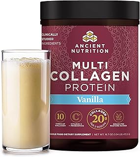Ancient Nutrition Multi Collagen Protein Creamer, Vanilla