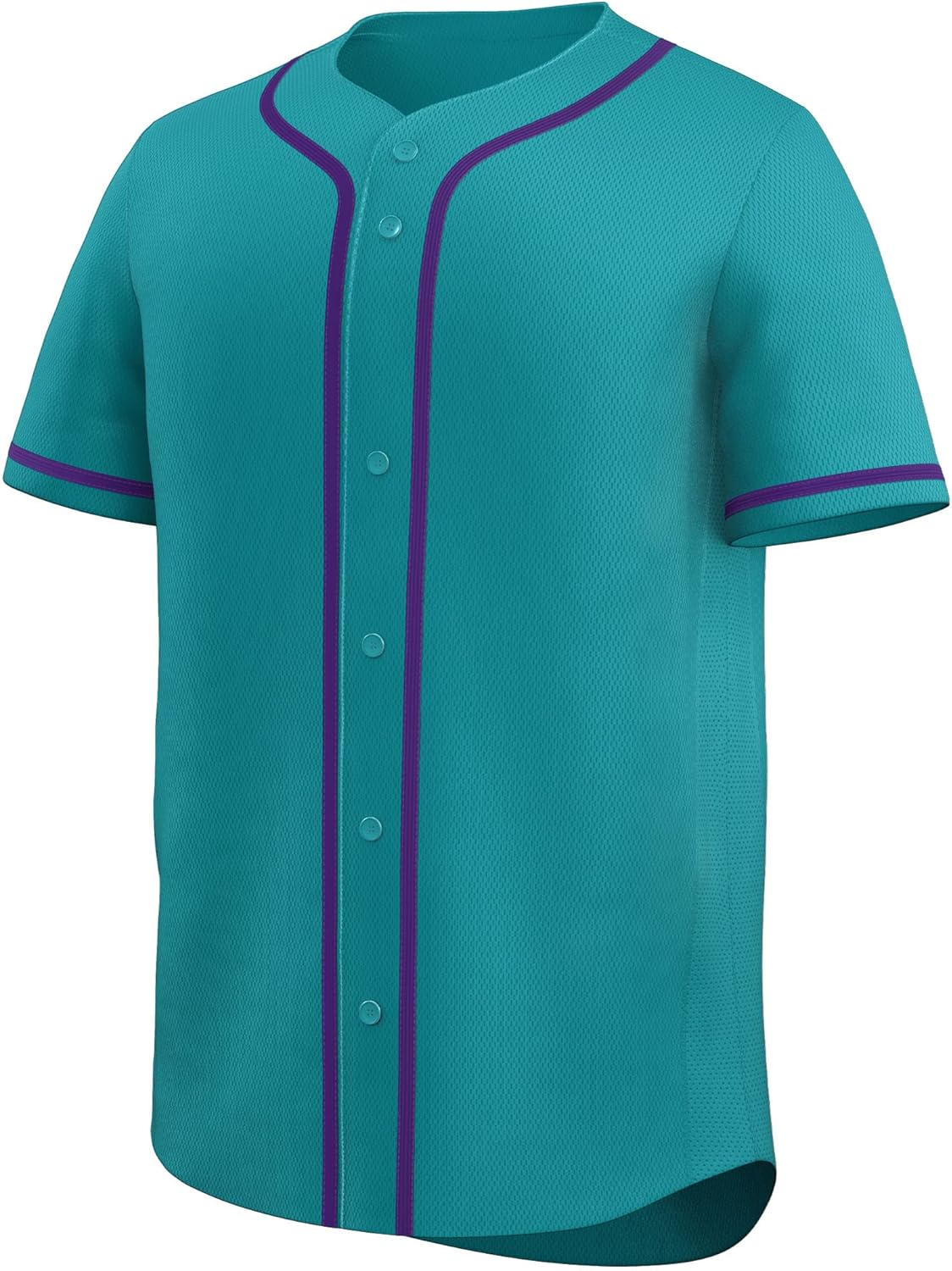 KXK Blank Baseball Jersey for Men Casual Button Down Shirts Short Sleeve Active Team Sports Uniform - Image 2
