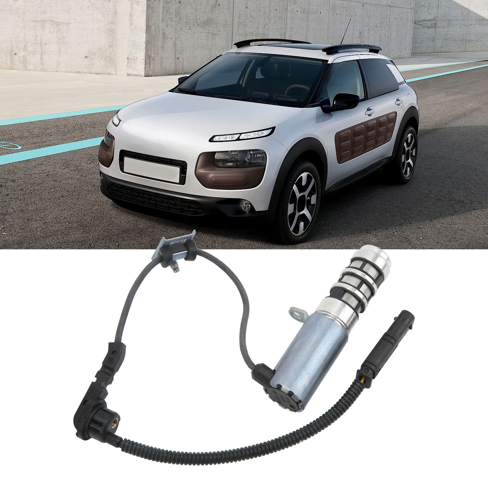 Elettrovalvola della Pompa Dell'olio per Auto 037990 per Motore 3008 308 508 RCZ 1.6T per Motore DS C4 C5 1.6T Sostituzione Solenoide della Valvola di Controllo della Pompa