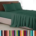 Elegant Comfort Luxe 4-Piece Ensemble de draps - Luxury Bedding Premium Hotel Qualité Microfibre, Résistant à la ride Cool & Respirant, facile à installer, Twin/Twin XL, Rose chaud