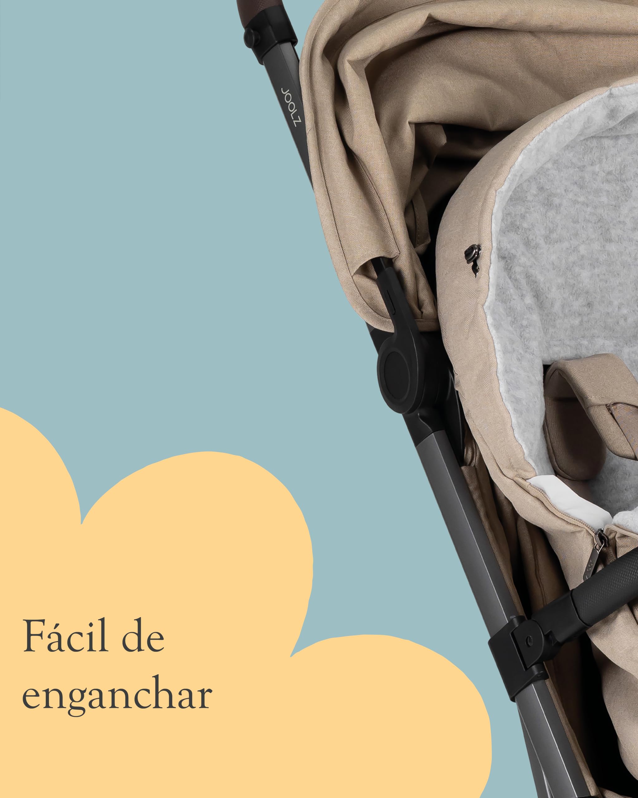 Joolz Saco de Silla Universal V3, Protección Todo Clima, Hazel brown