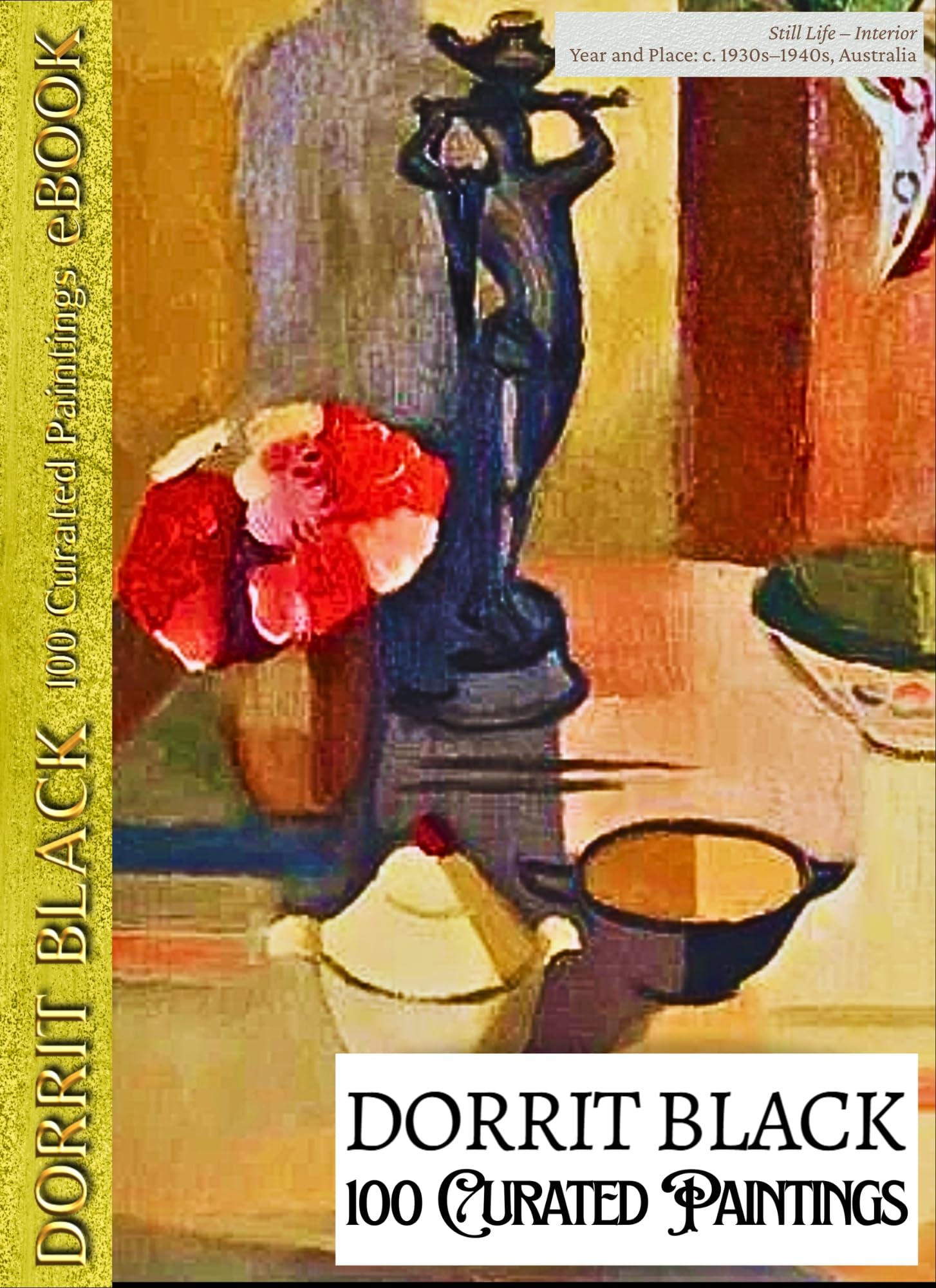 Livre de table Dorrit Black avec 100 peintures restaurées haute définition