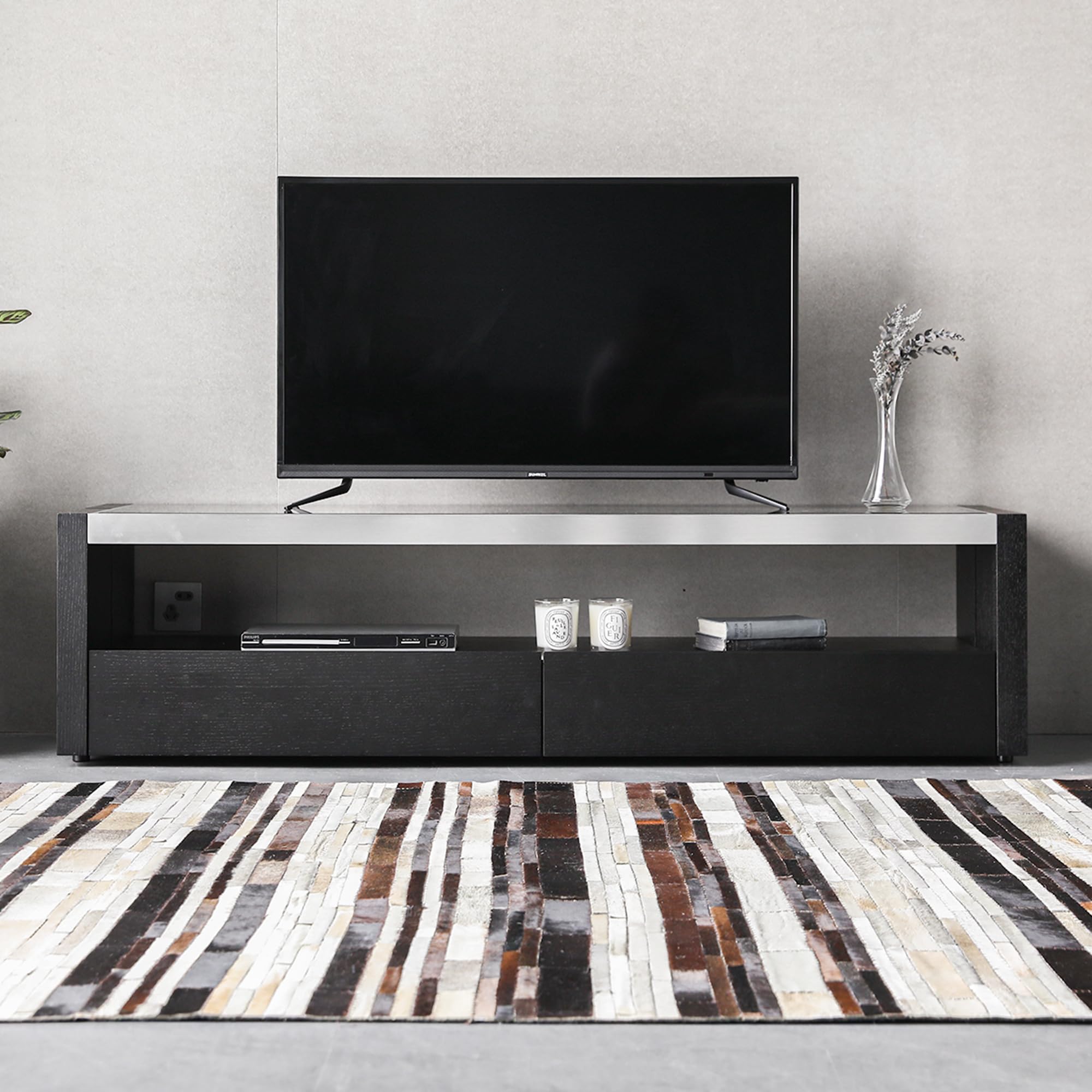Amazon｜アルモニア (Armonia) N933F ウッドTVボード 1600 (ブラック
