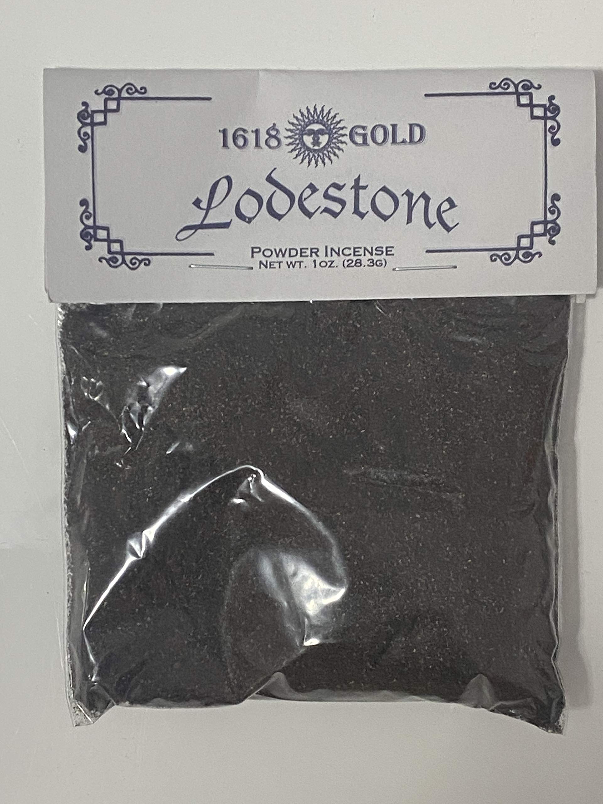 Lodestone Powder Incense 1 oz ( 28.3g )