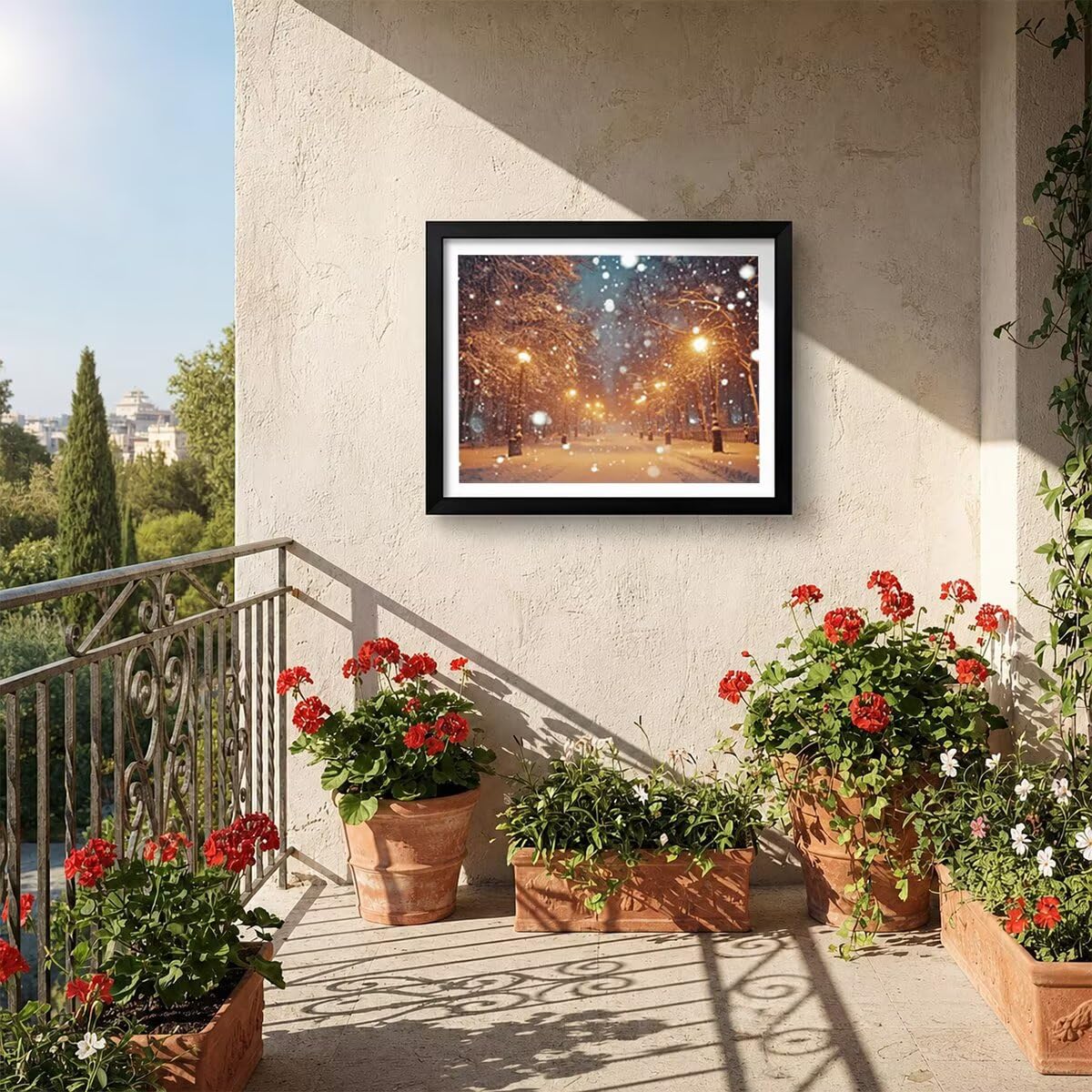 Ulica Diamentowy obraz diamentowy Kompletny prezent 135 x 100 cm L-2549