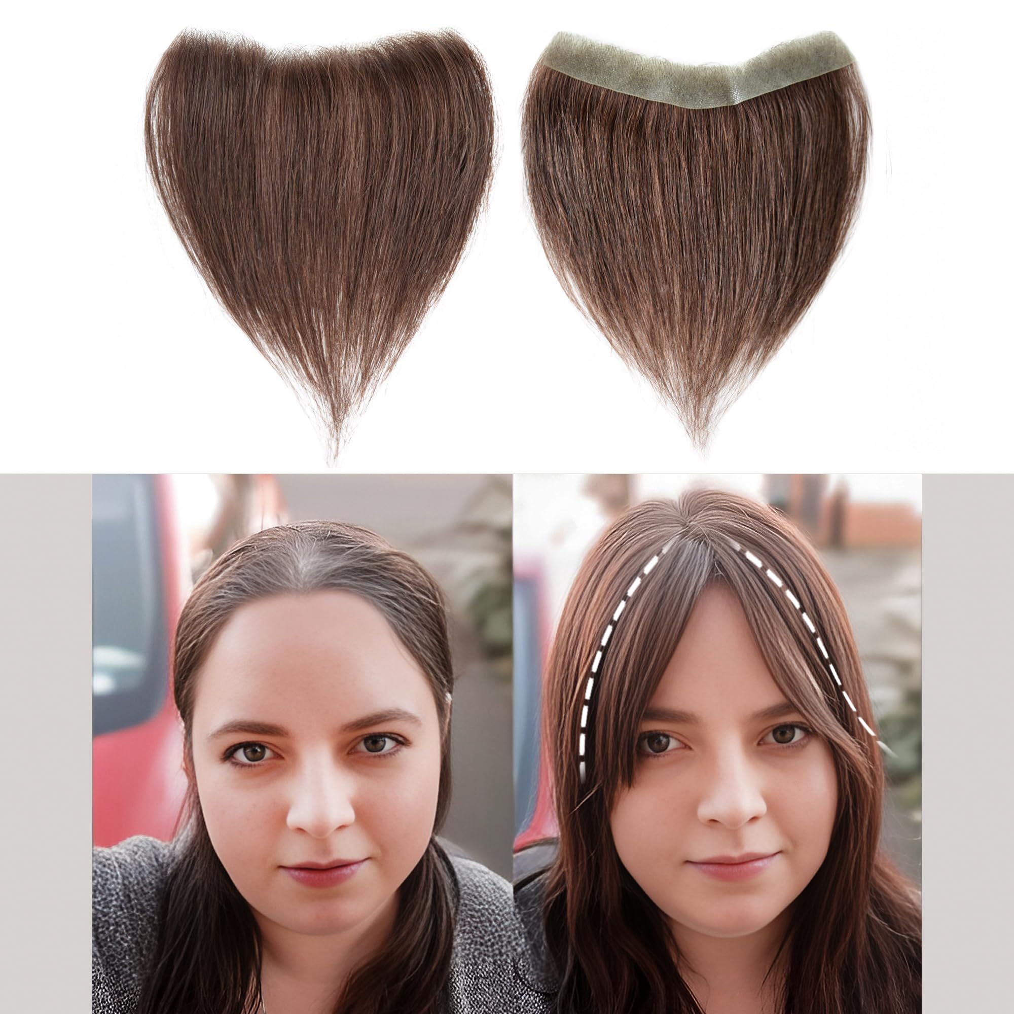 Photo 1 of Meiverah Frontal Hairpiece for Women Hairline Loss