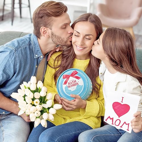 Miniatura 4 de Bombas de baño, bombas de ducha perfumadas, ingredientes naturales, juego de regalo de 6 unidades, regalos de Navidad para mujeres, regalos del día