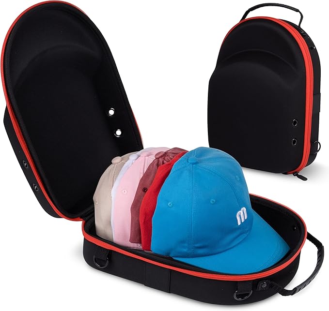 Ryri Hard Hat Case for Baseball Caps Eva Shell Slim Size