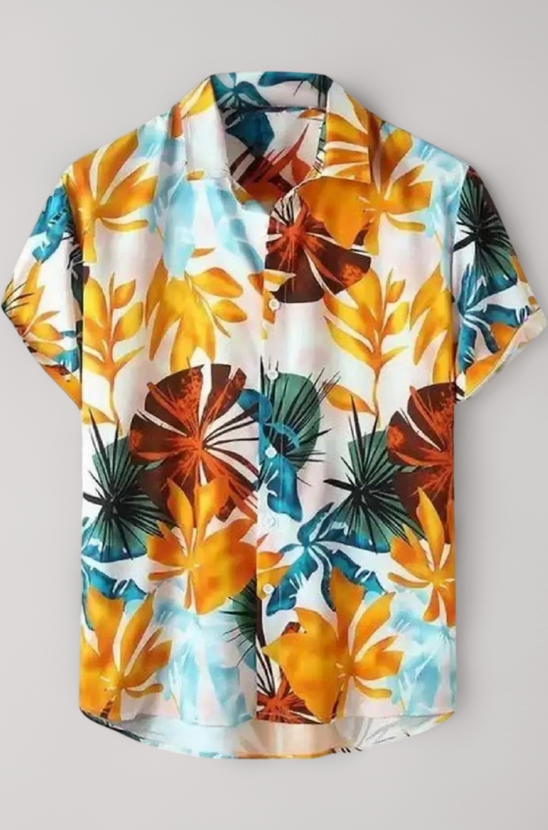 Leriya Fashion Men's Casual Rayon Relaxed Fit Shirt Button Down Summer Shirts for Men | Stylish Printed | Short Sleeve | Trendy (Available in Plus Size and Combo Pack of 2)