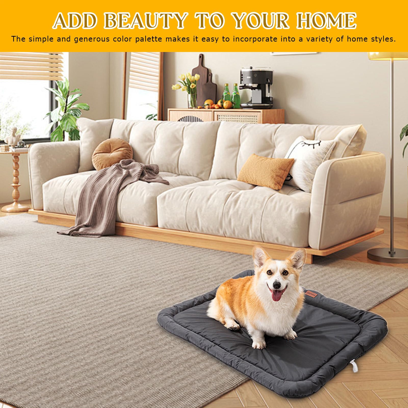 Colchoneta Para Cama De Perro Colchoneta Suave Y Cómoda Mascotas, Alfombra