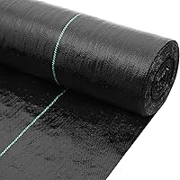 DWALE 13x115 ft 5oz Heavy Duty Driveway Fabric - Weed Barrier Geotextile for Erosion Control, Landscaping & Road Reinforcement
